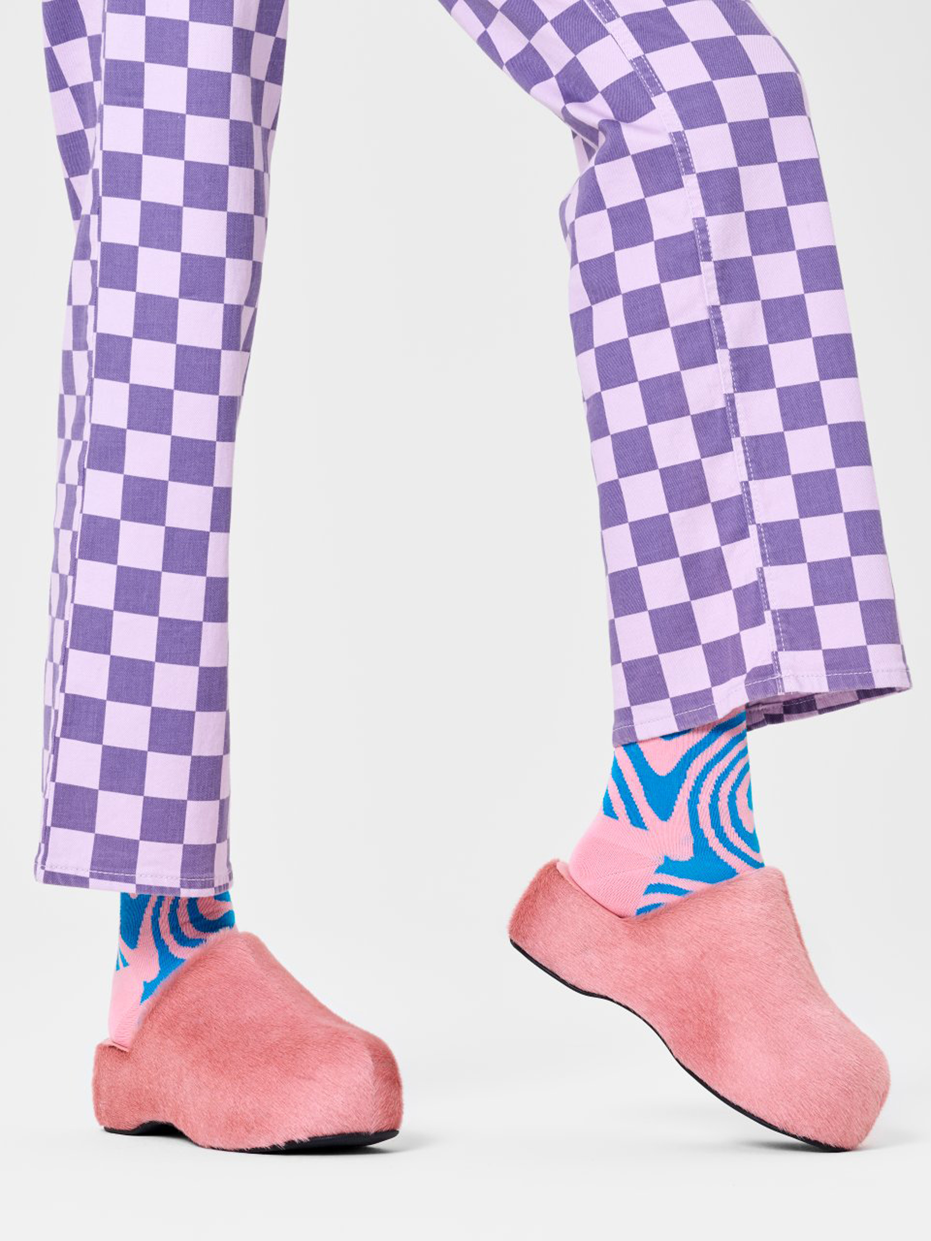 Happy Socks Dizzy Socks (light pink)