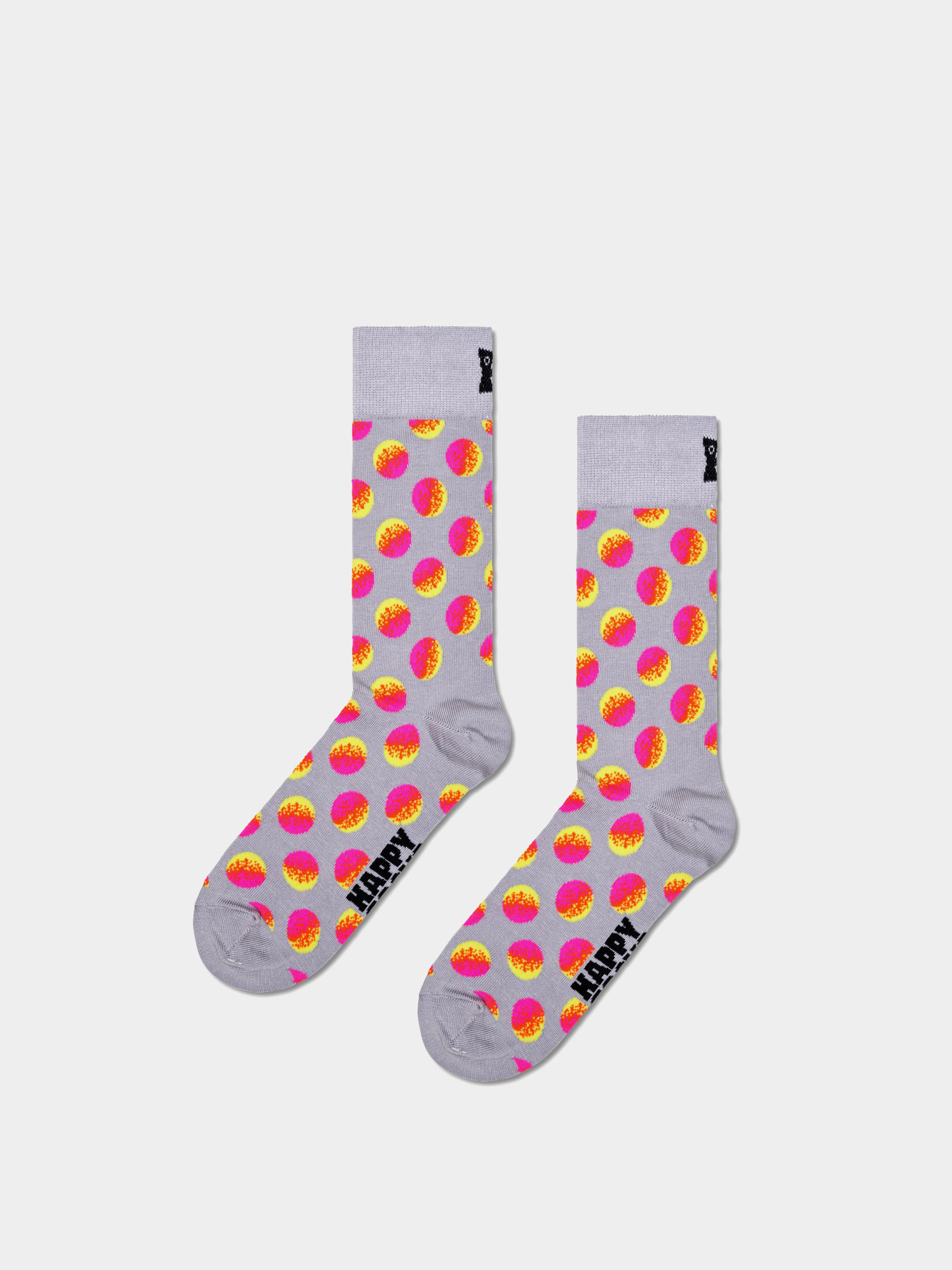 Happy Socks Faded Big Dot Socks (grey)