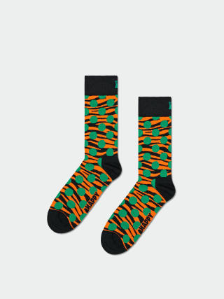 Happy Socks Tiger Dot Socken (black)