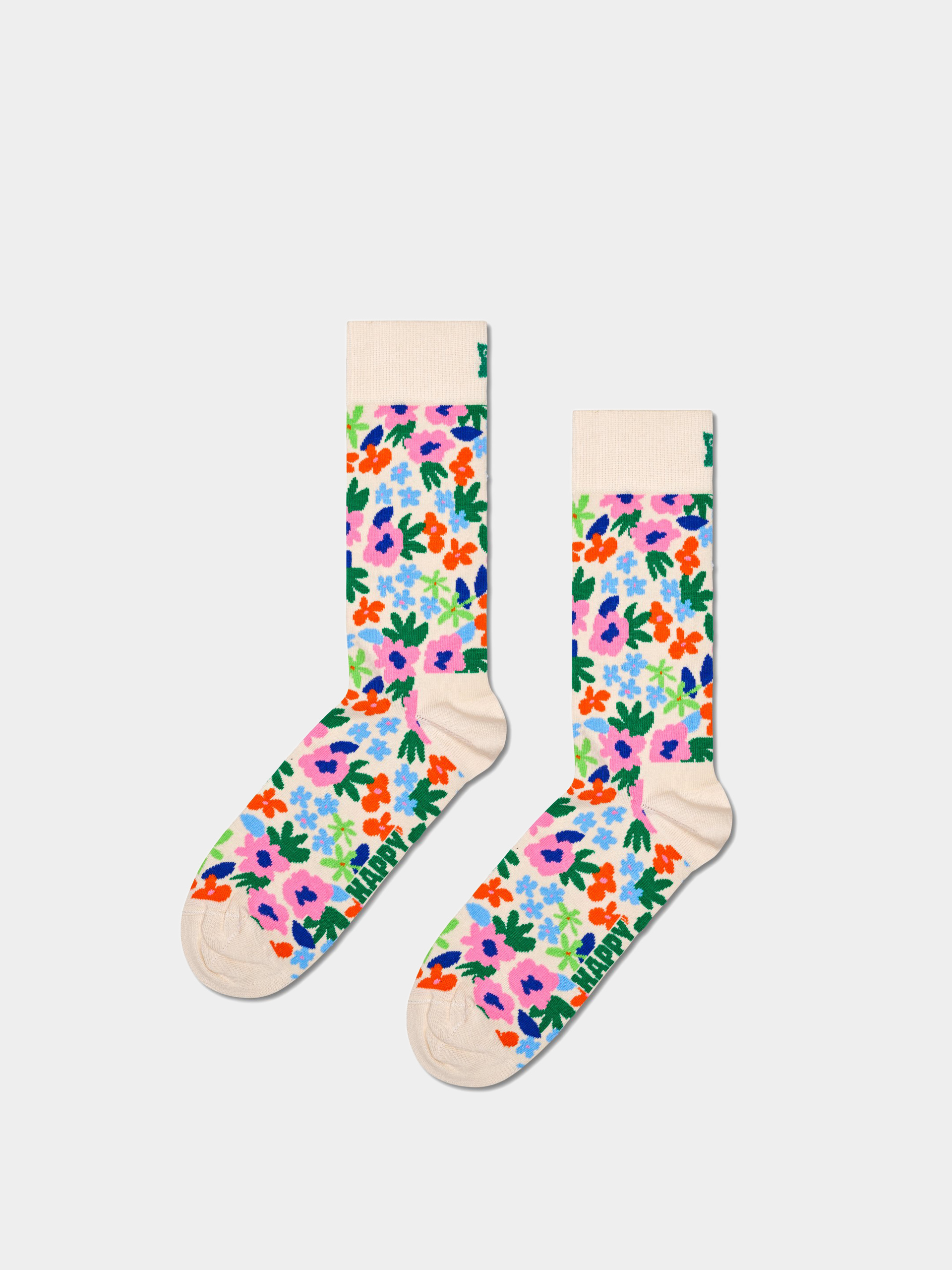 Happy Socks Flower Socken (white)