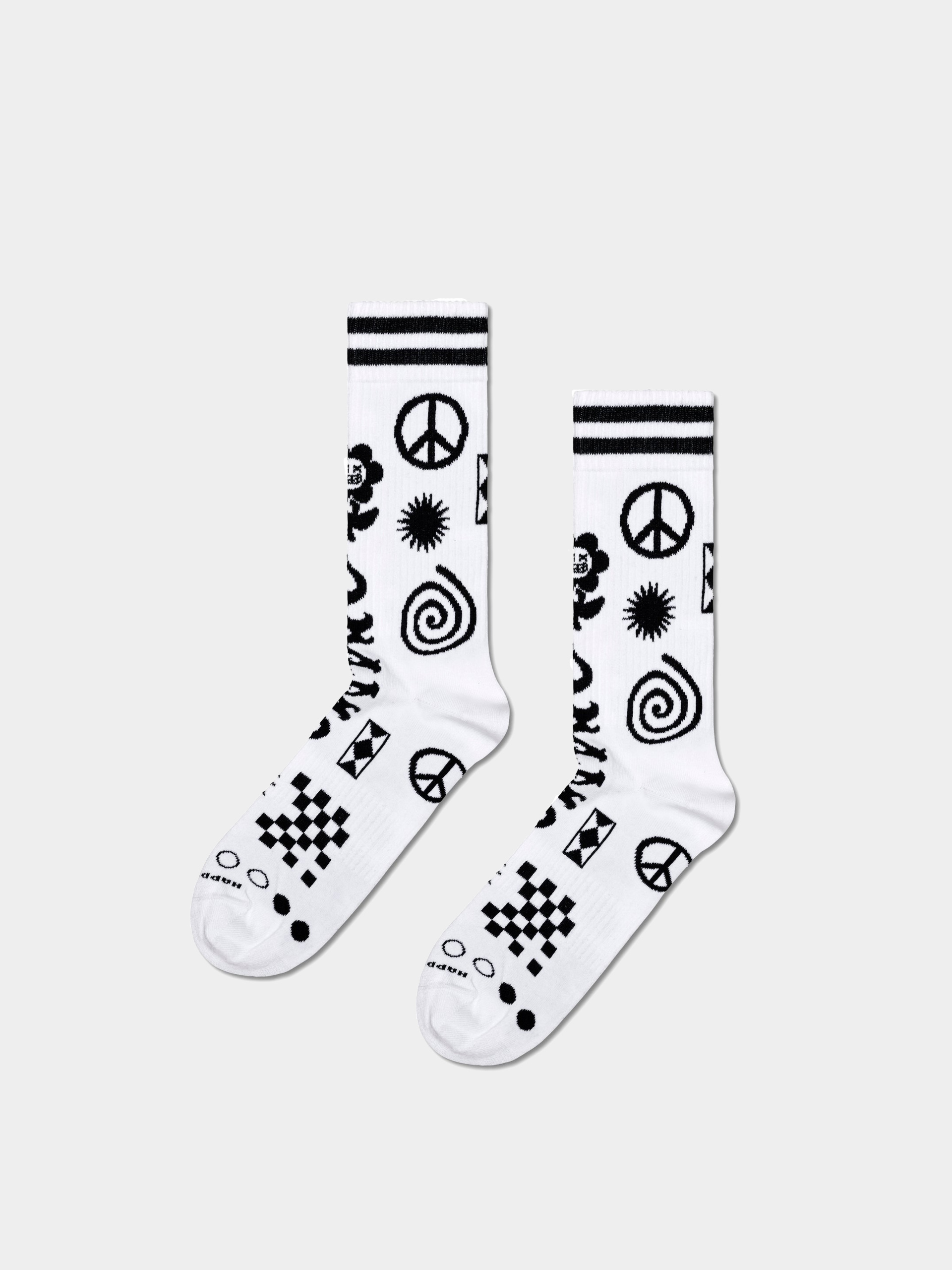 Happy Socks Random Rave Socks (white)