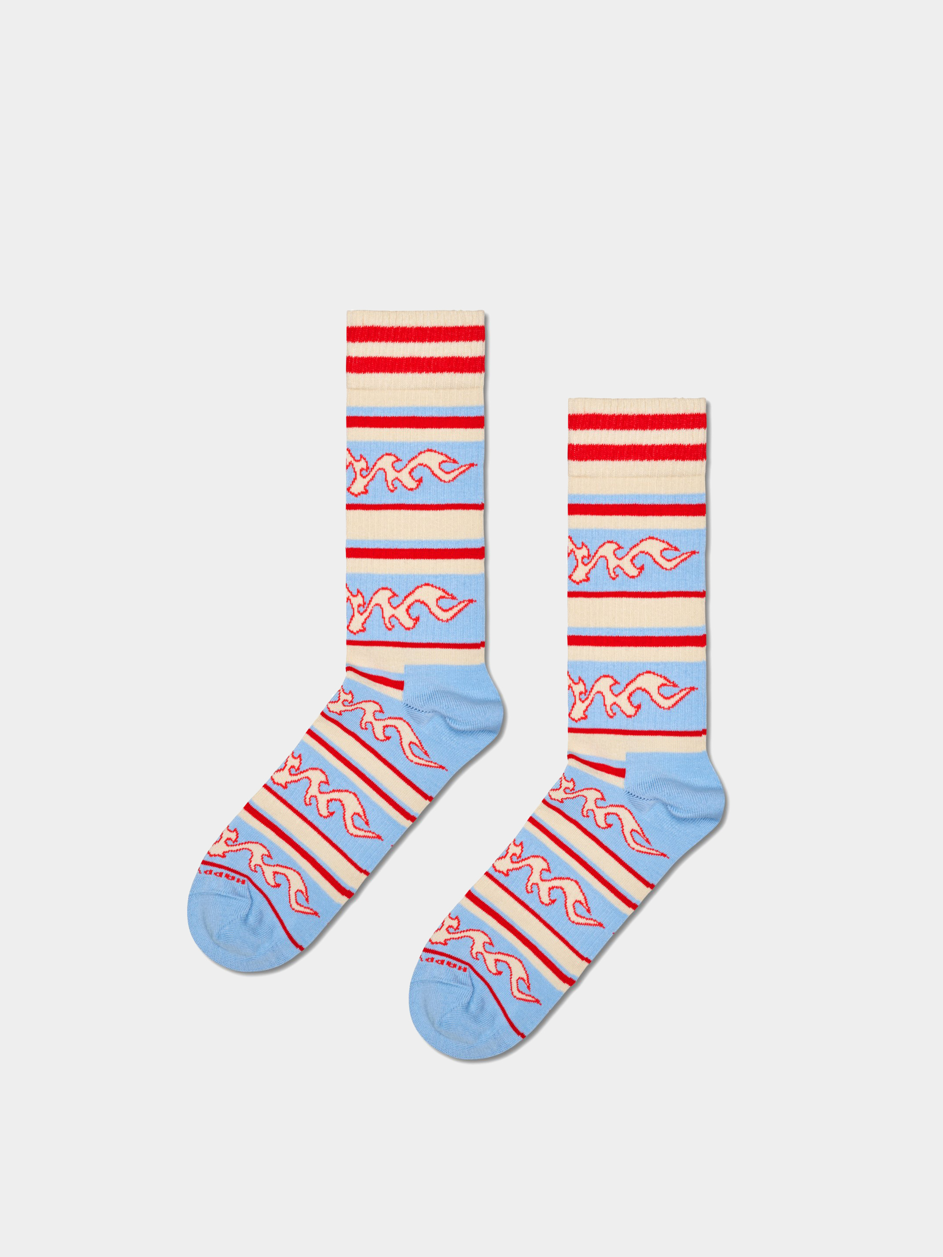 Happy Socks Flaming Stripe Socken (beige)