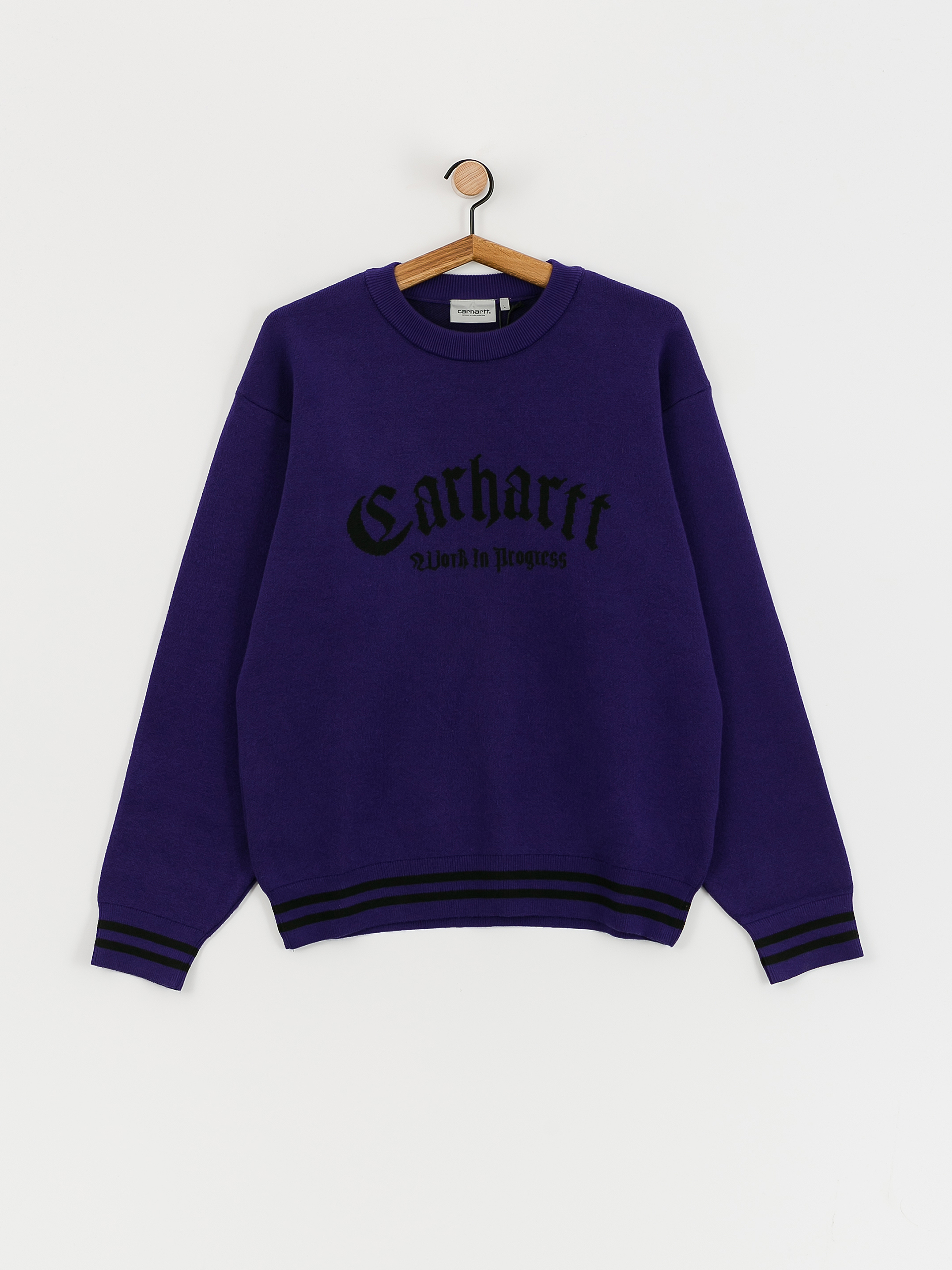 Carhartt WIP Onyx Sweater violet tyrian black