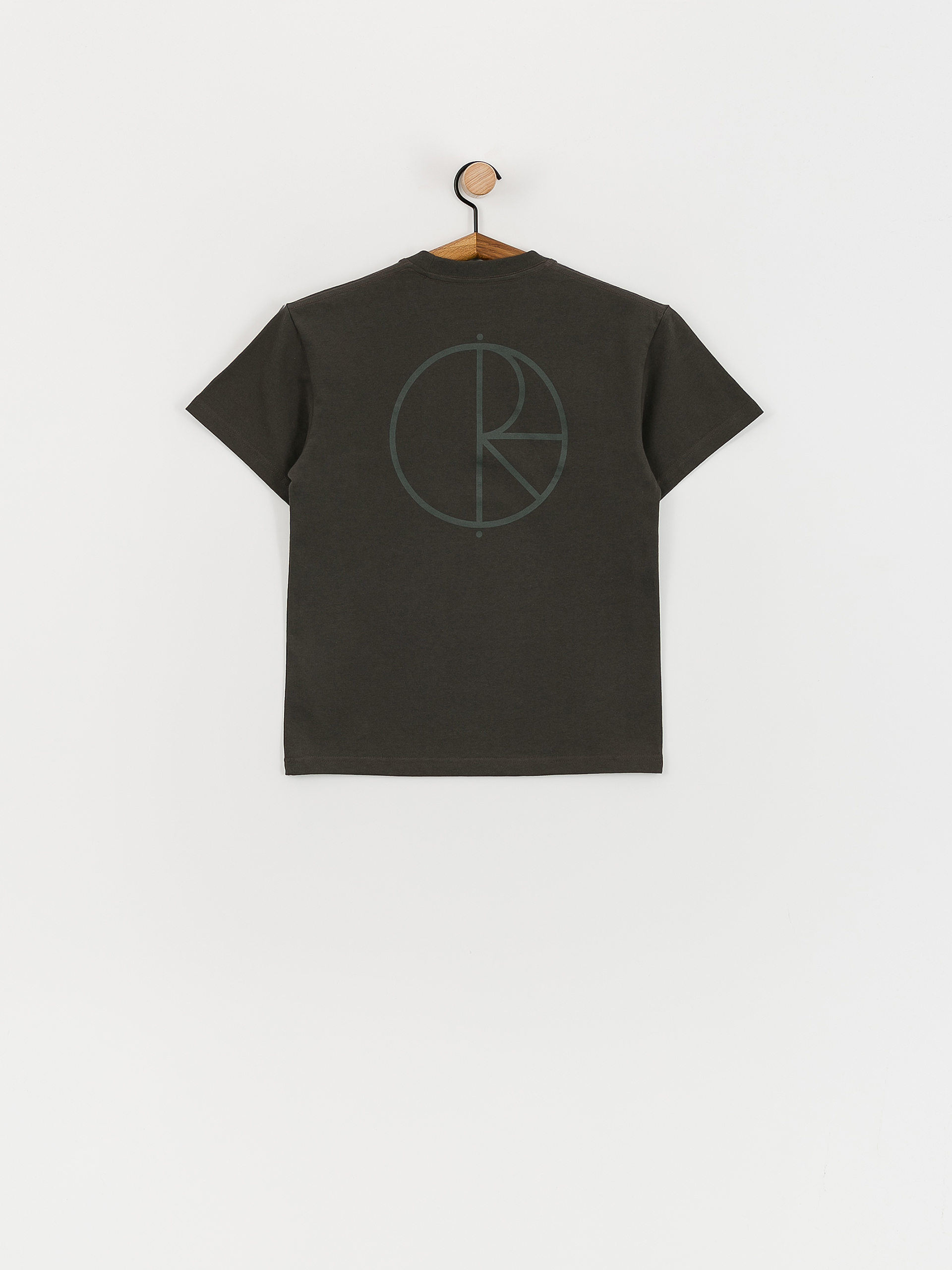 Polar Skate Stroke Logo Junior JR T-shirt (dirty black)