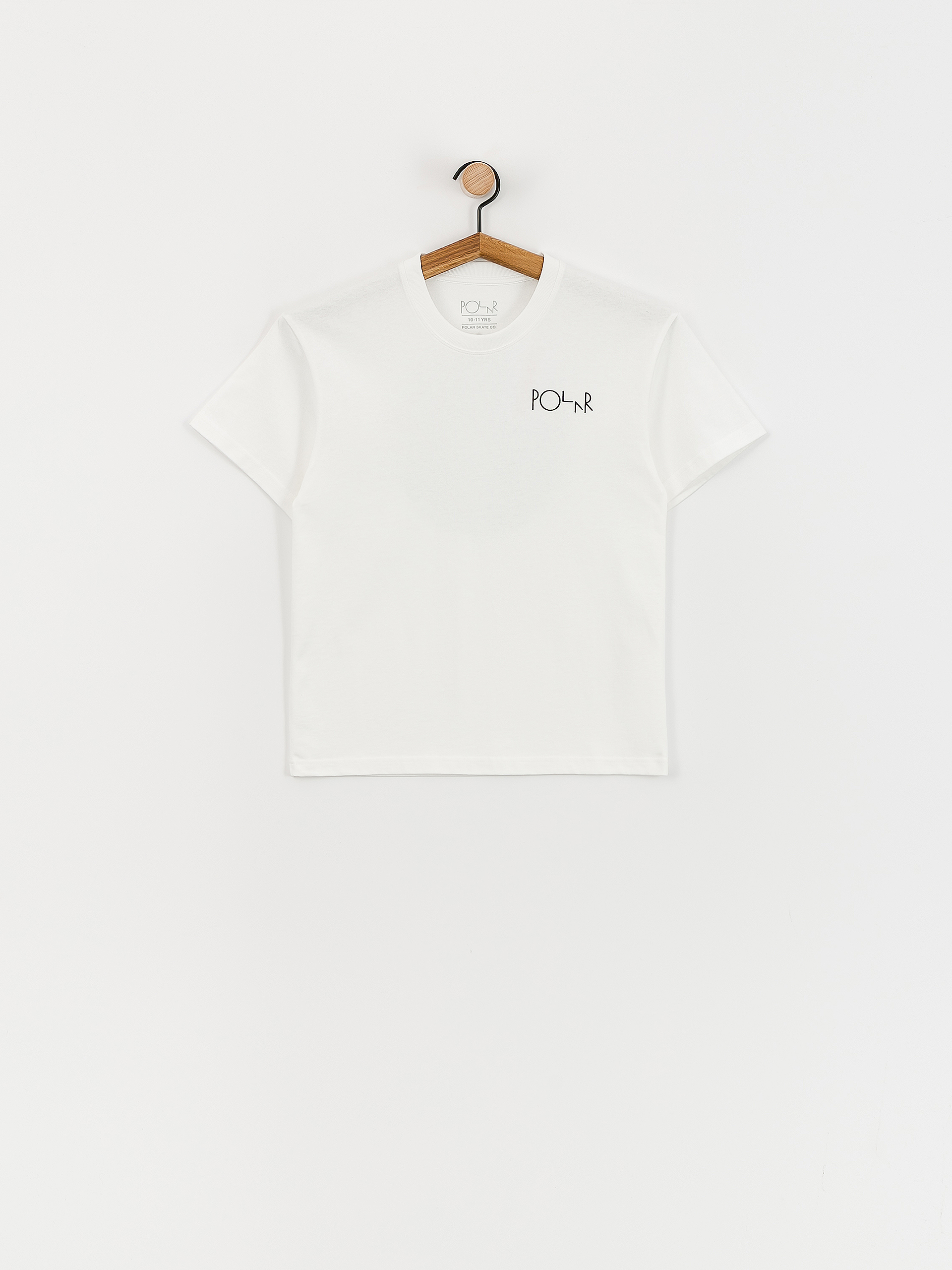 Polar Skate Stroke Logo Junior JR T-shirt (white)