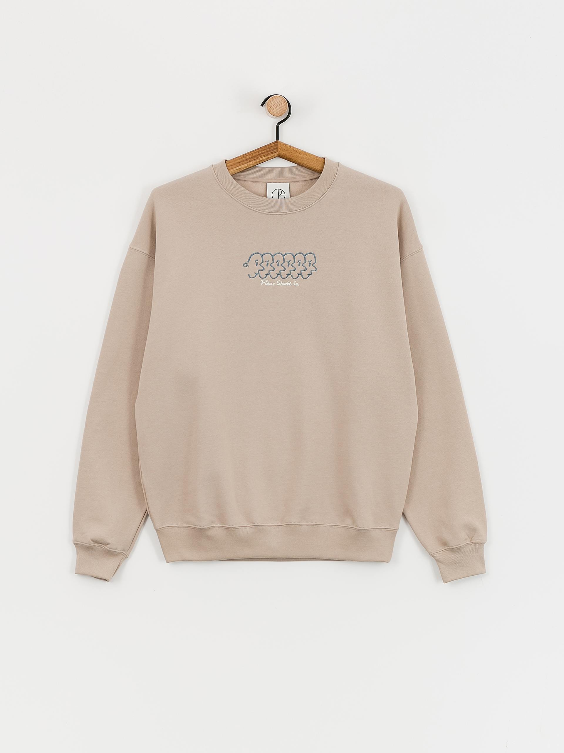 Polar Skate Faces Dave Sweatshirt (taupe)