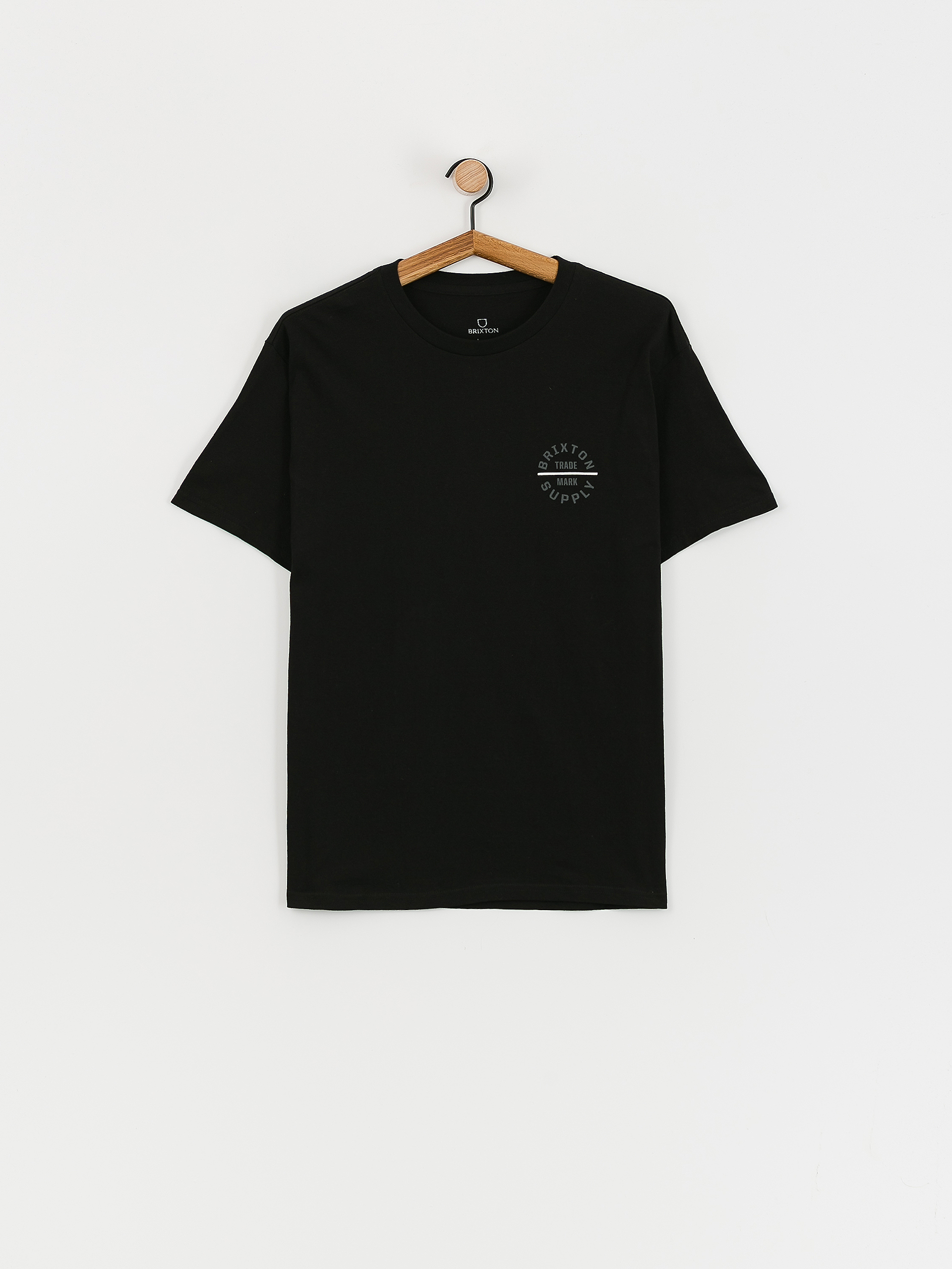 Brixton Oath V Stt T-shirt (black/whitecap/persimmon orang)