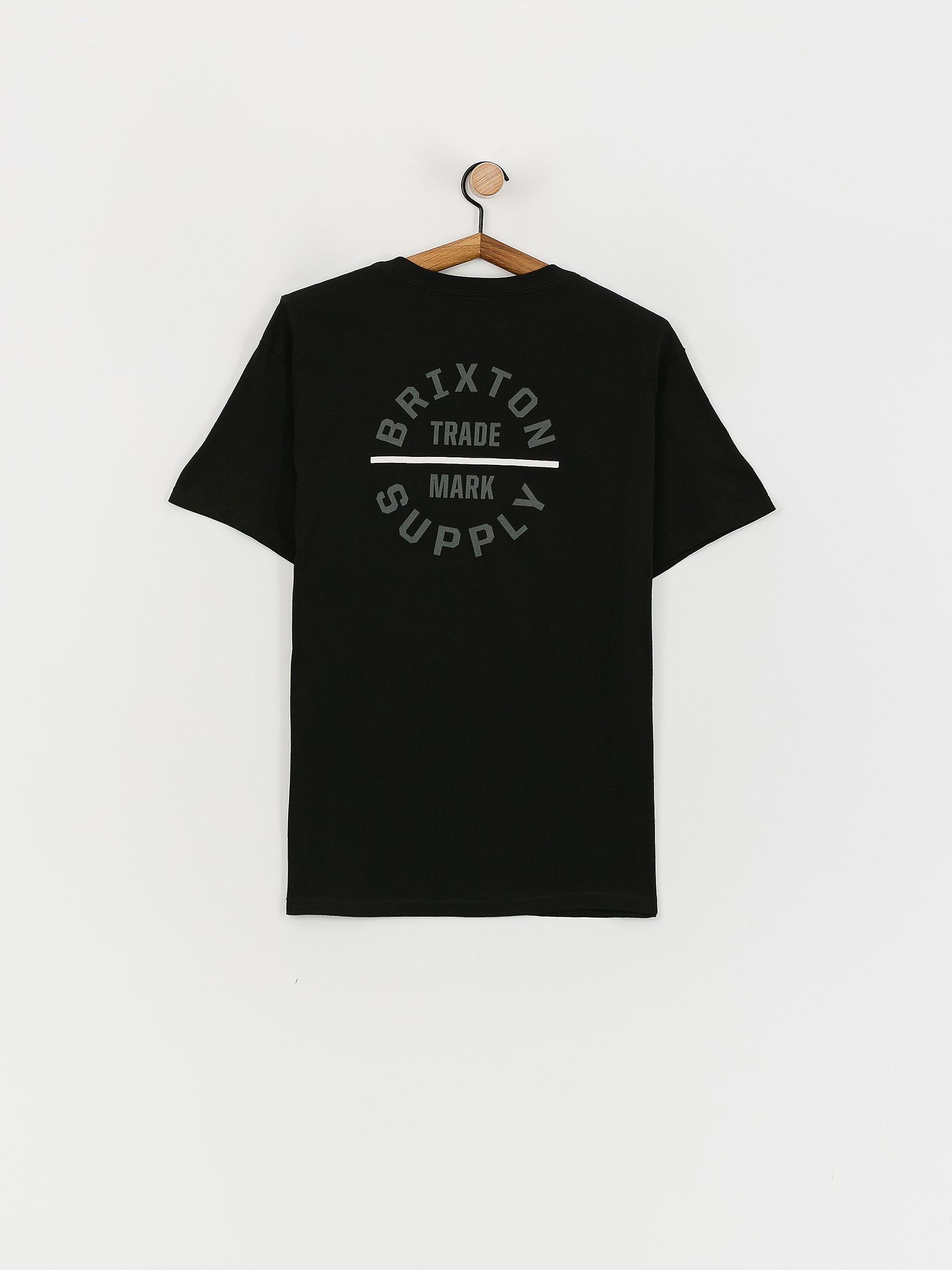Brixton Oath V Stt T-shirt (black/whitecap/persimmon orang)