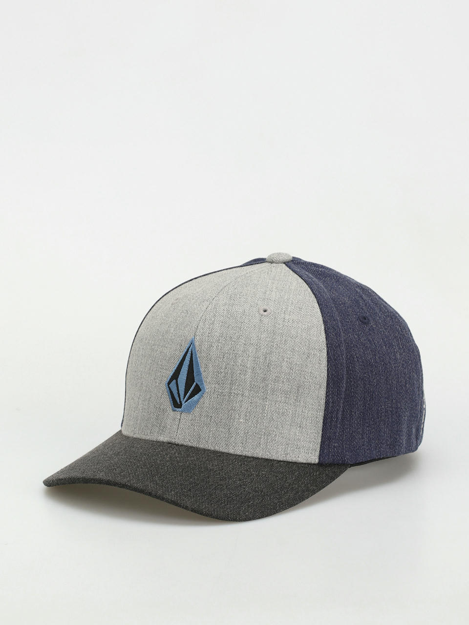 Volcom Full Stone Hthr Flexfit Cap (smokey blue)