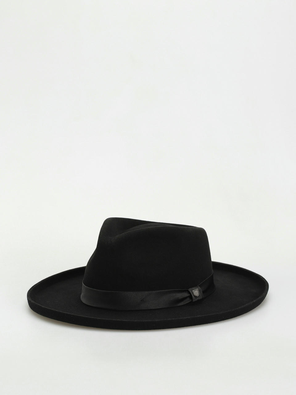 Brixton Victoria Felt Fedora Hat Wmn (black/black satin)