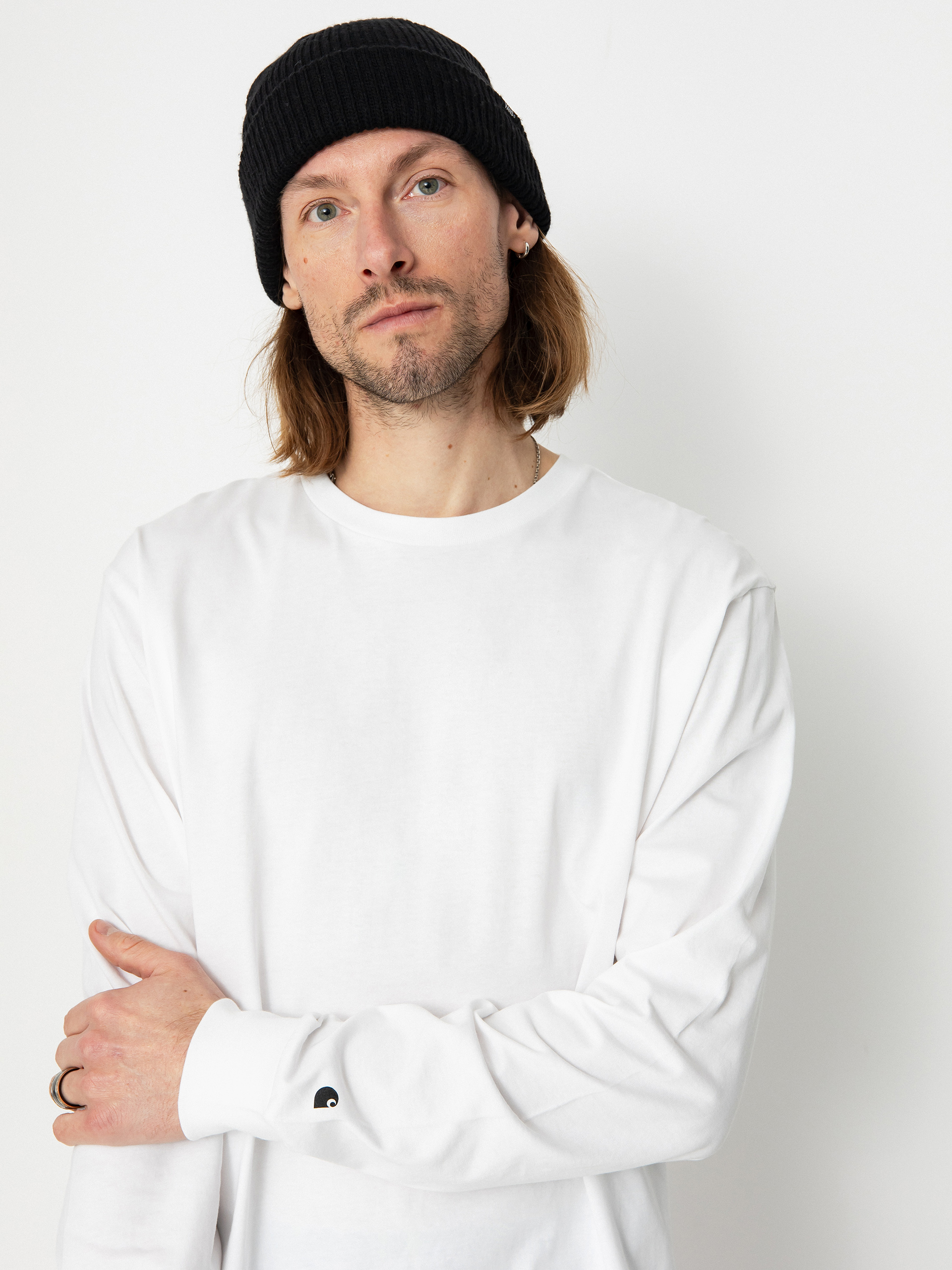 Carhartt WIP Base Longsleeve (white/black)