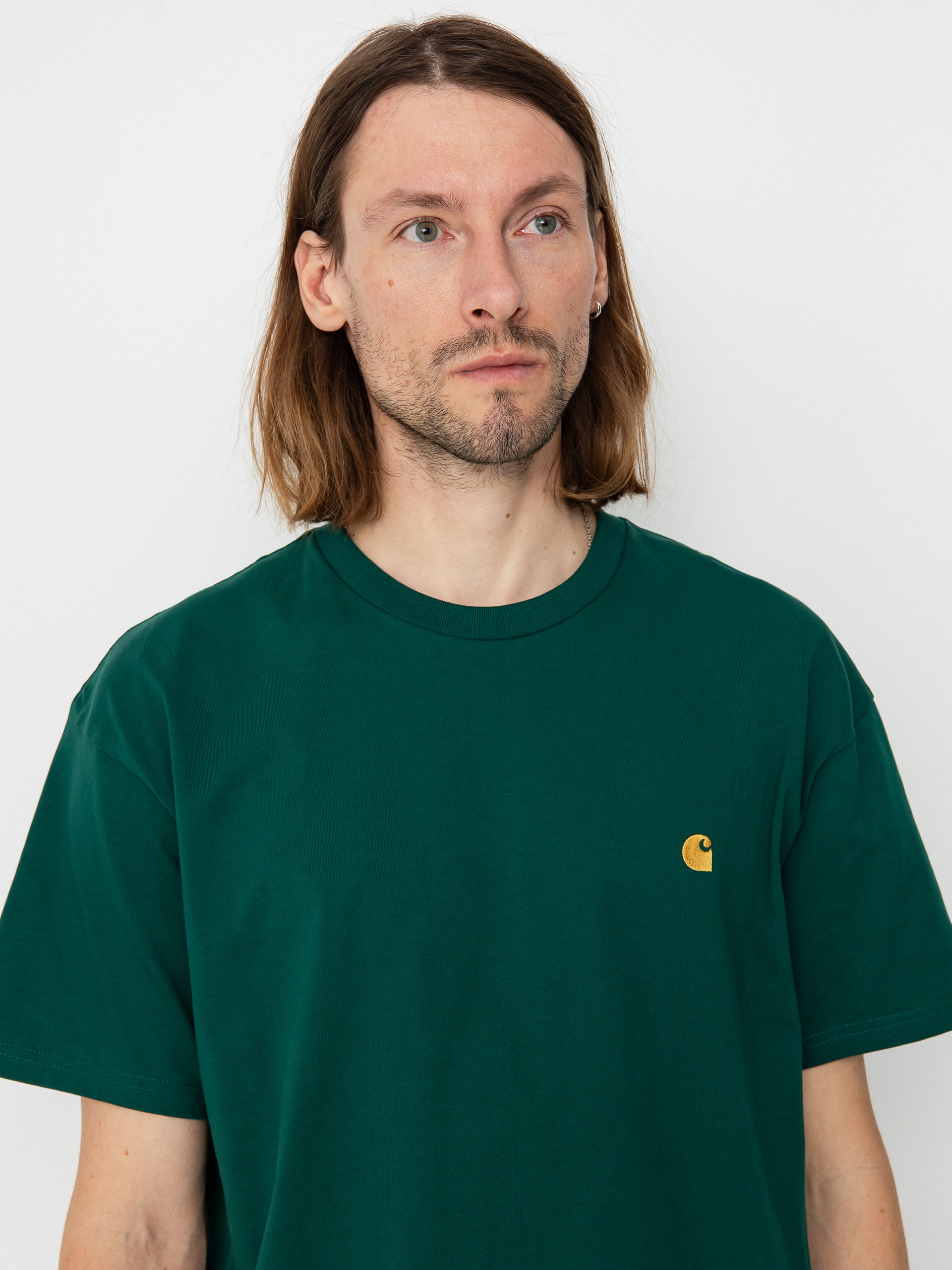 Carhartt WIP Chase T-shirt (chervil/gold)