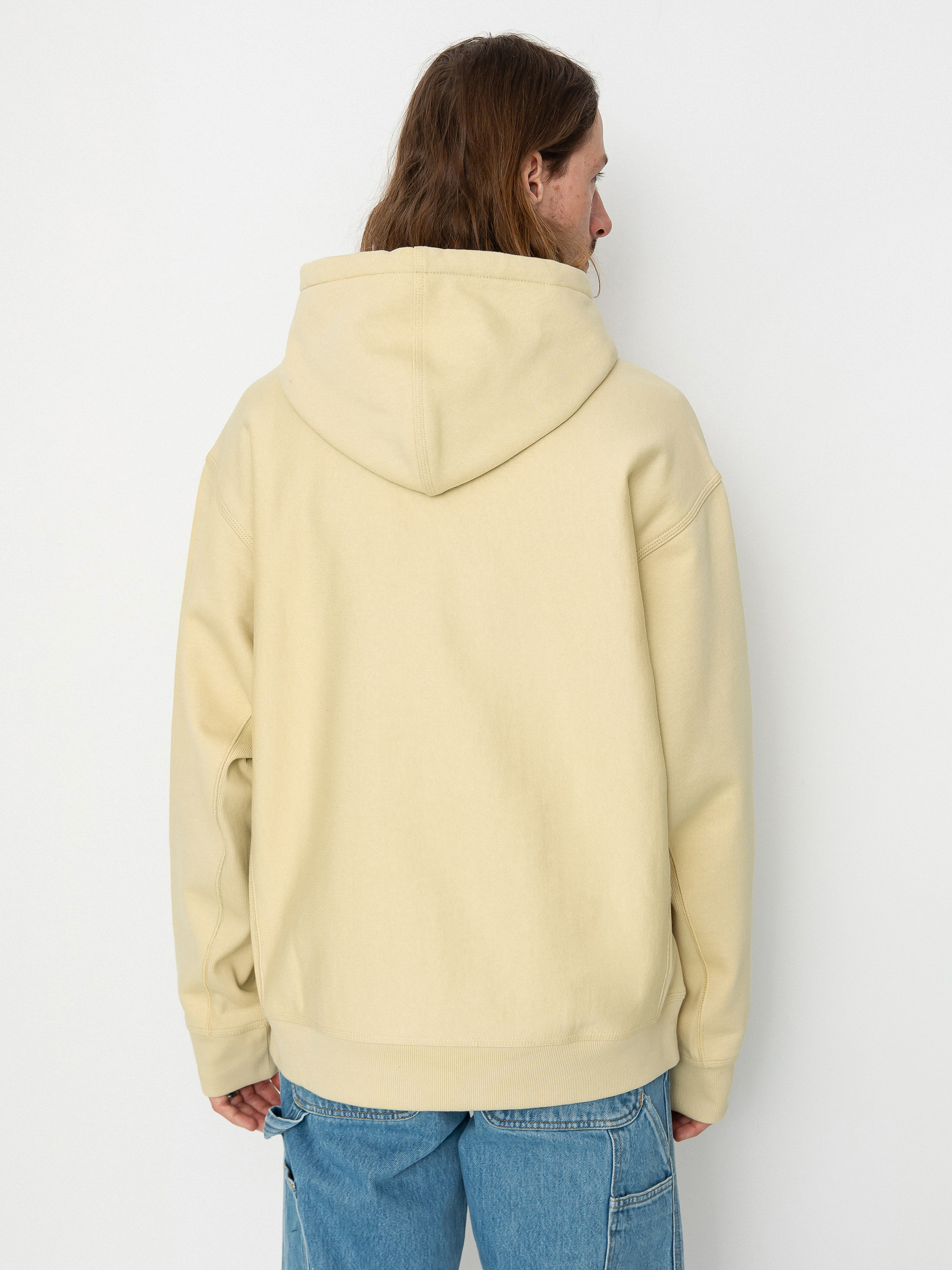 Carhartt WIP American Script HD Hoodie - beige (rattan)