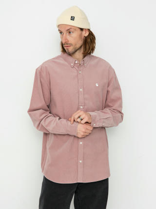 Carhartt WIP Madison Fine Cord Shirt (glassy pink/wax)