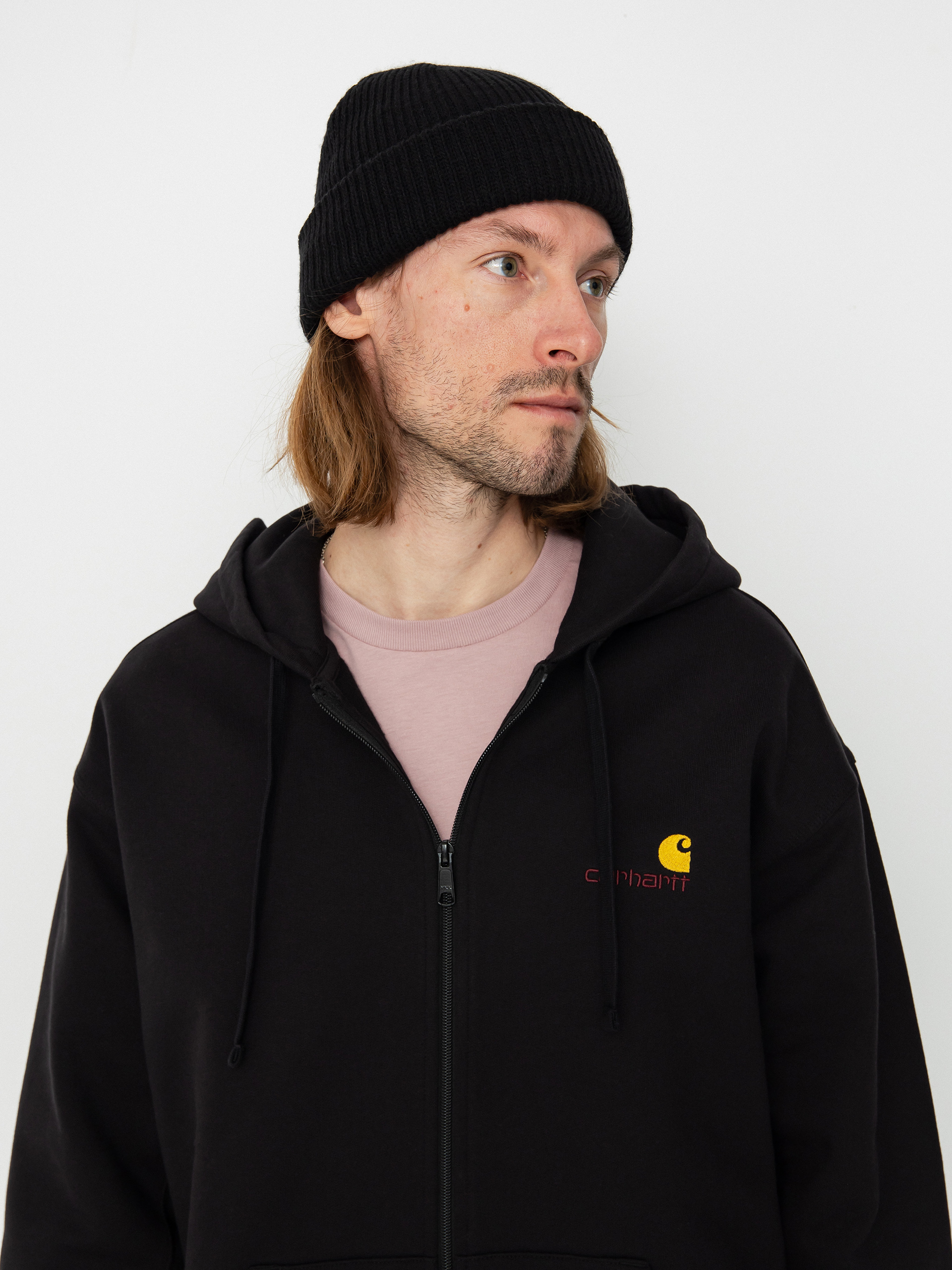 Carhartt WIP American Script ZHD Hoodie - black (black)