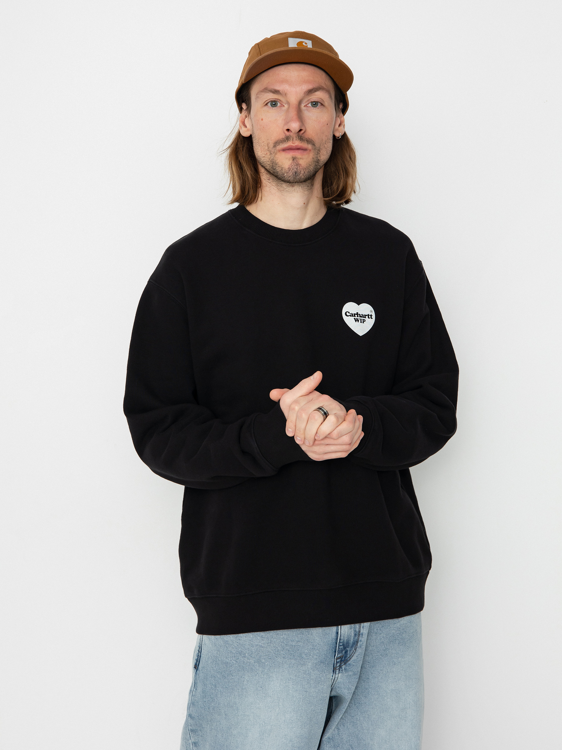 Carhartt WIP Heart Bandana Sweatshirt (black/white)