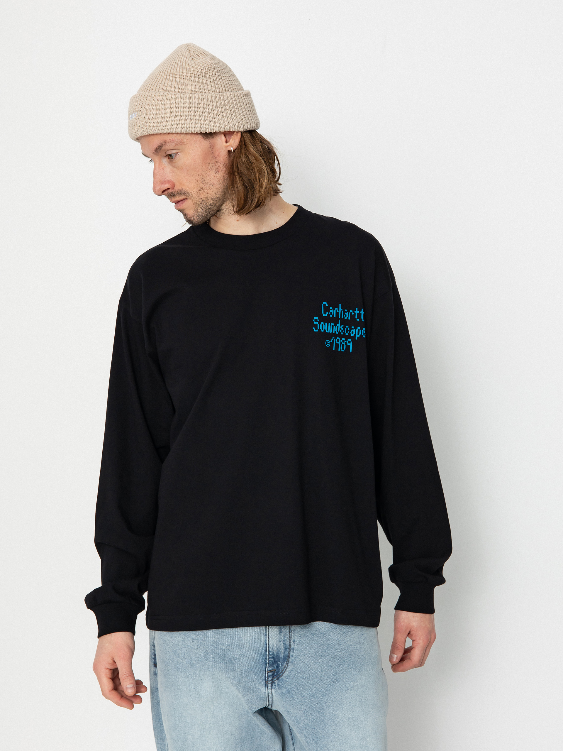 Carhartt WIP Soundface Longsleeve - black (black)