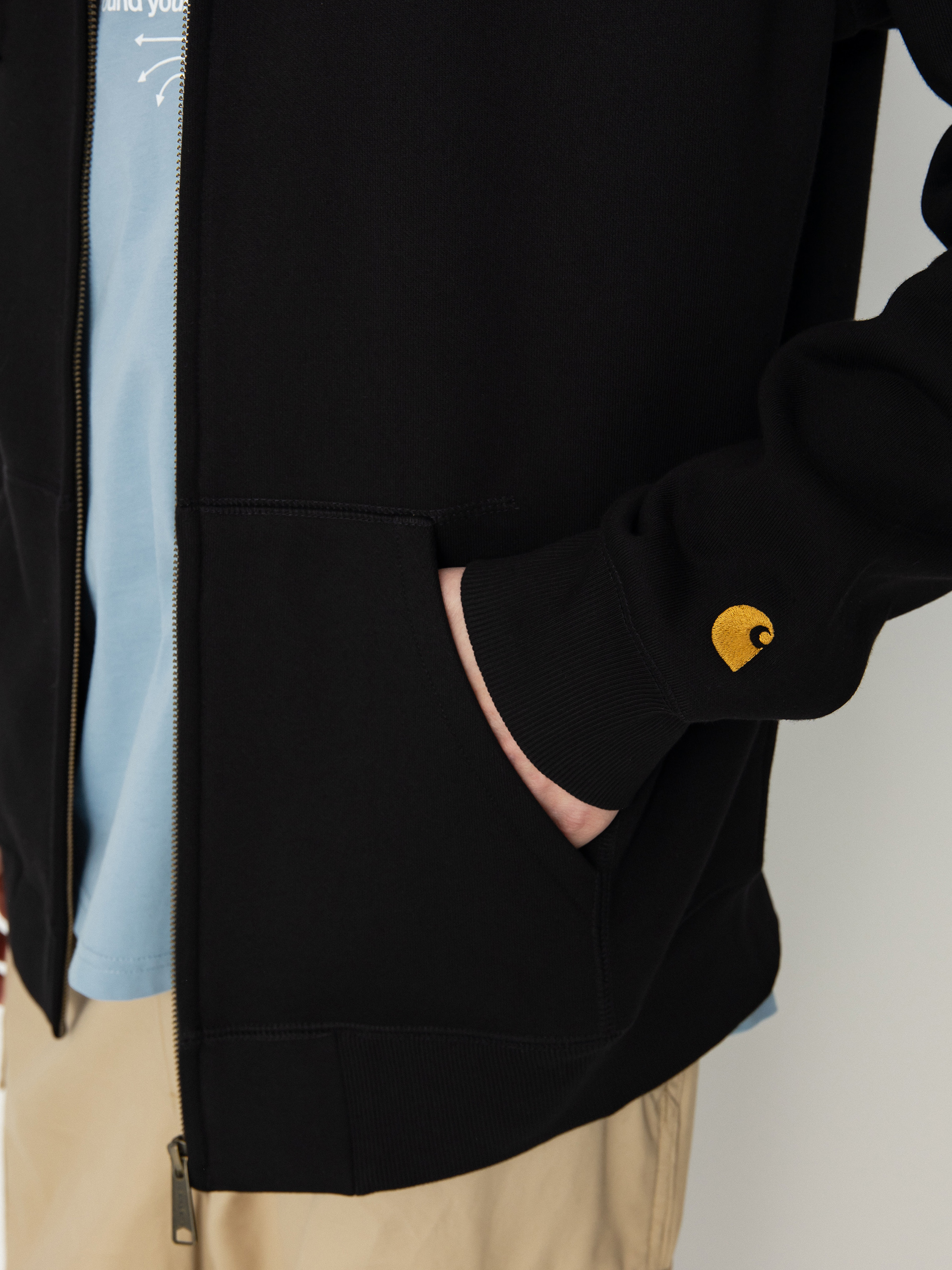 Carhartt WIP Chase ZHD Hoodie (black/gold)