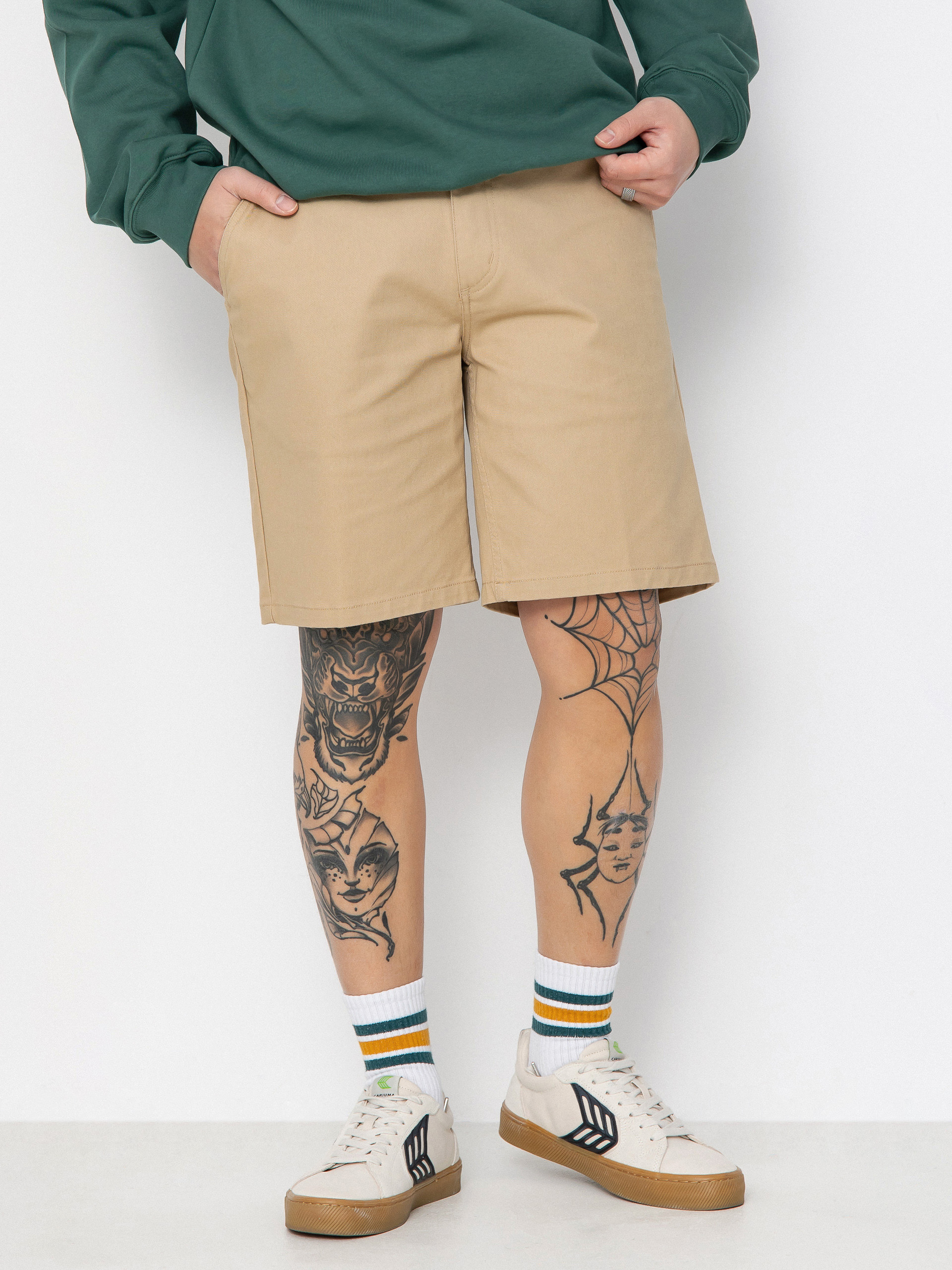 Brixton Choice Chino 19 Shorts - brown (sand)