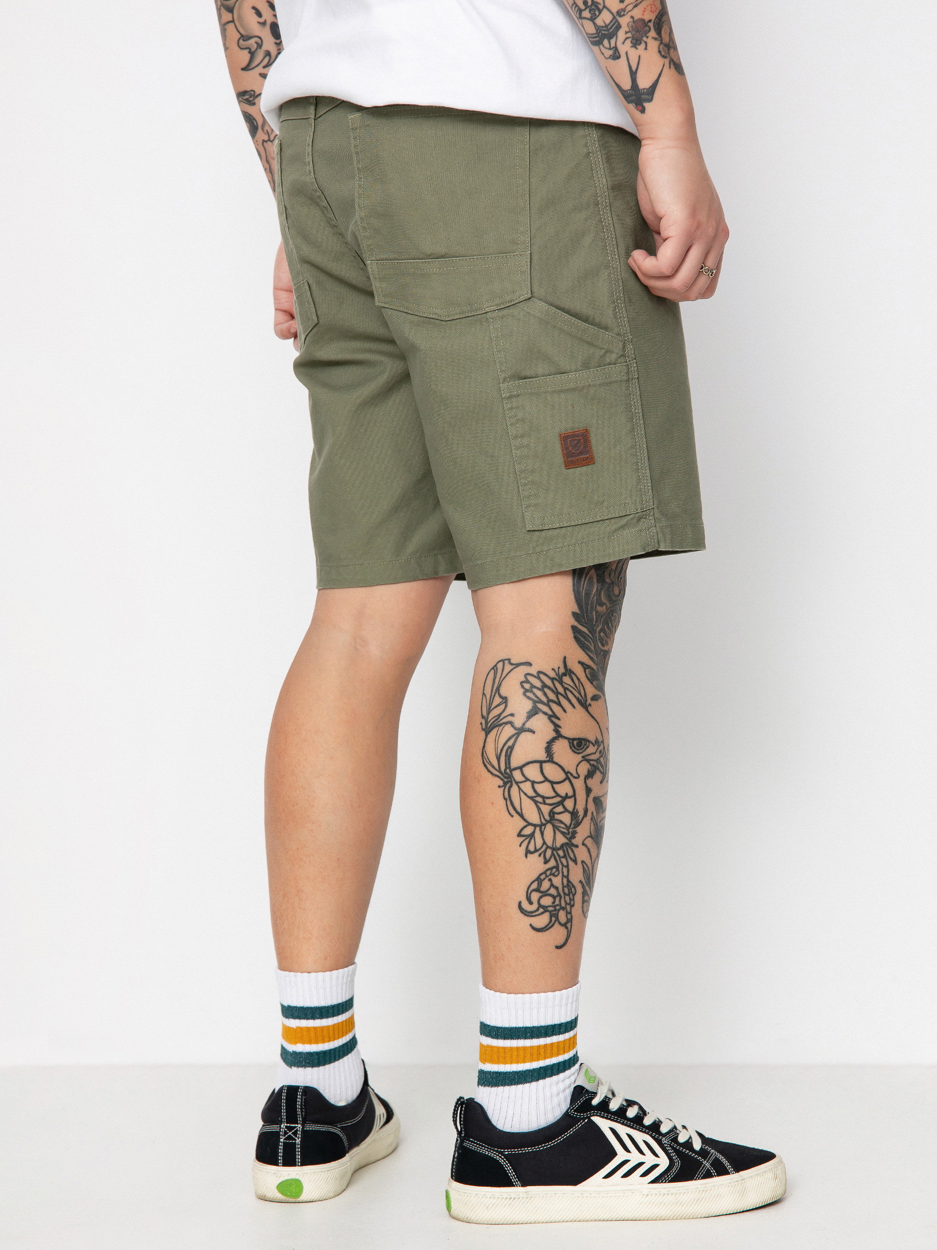 Brixton Builders Carpenter Shorts (olive surplus)