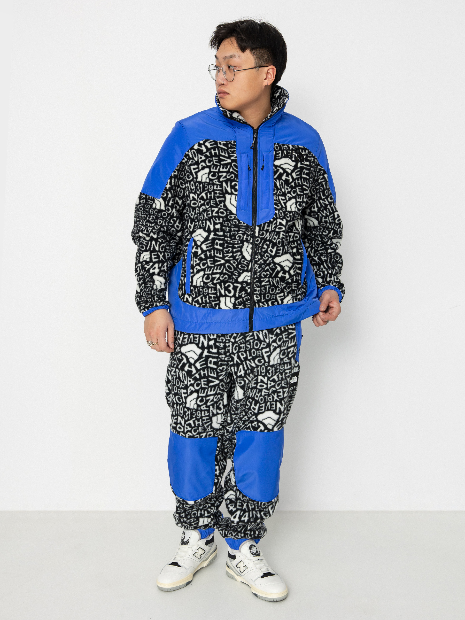 The North Face Fleeski Y2K Fz Print Jacket - blue (tnf black 