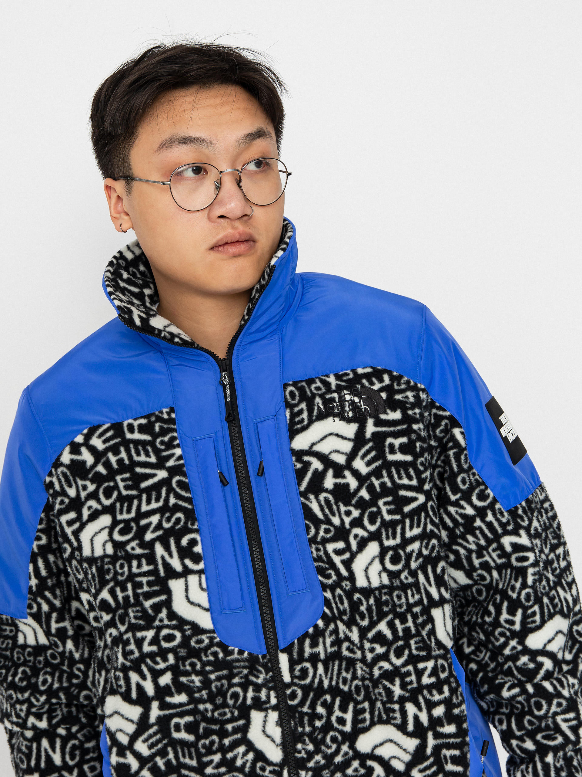 The North Face Fleeski Y2K Fz Print Jacket - blue (tnf black 