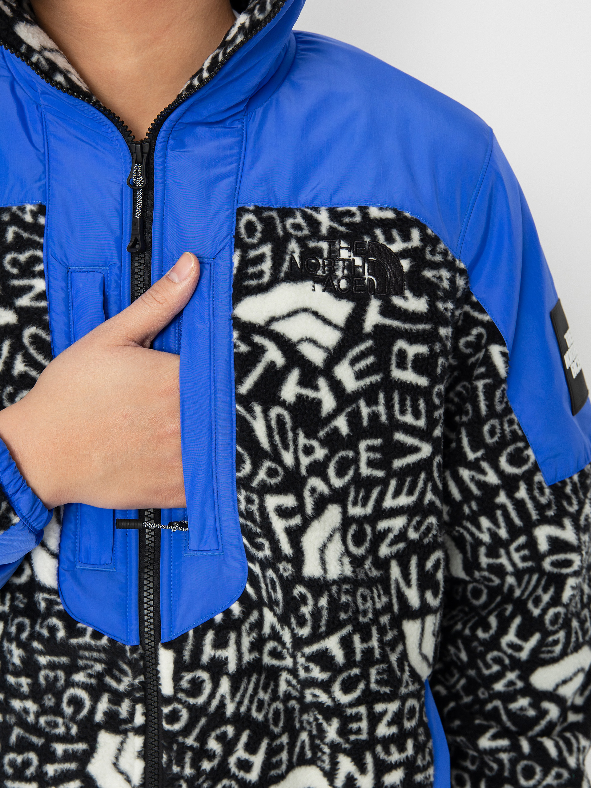 The North Face Fleeski Y2K Fz Print Jacket - blue (tnf black 