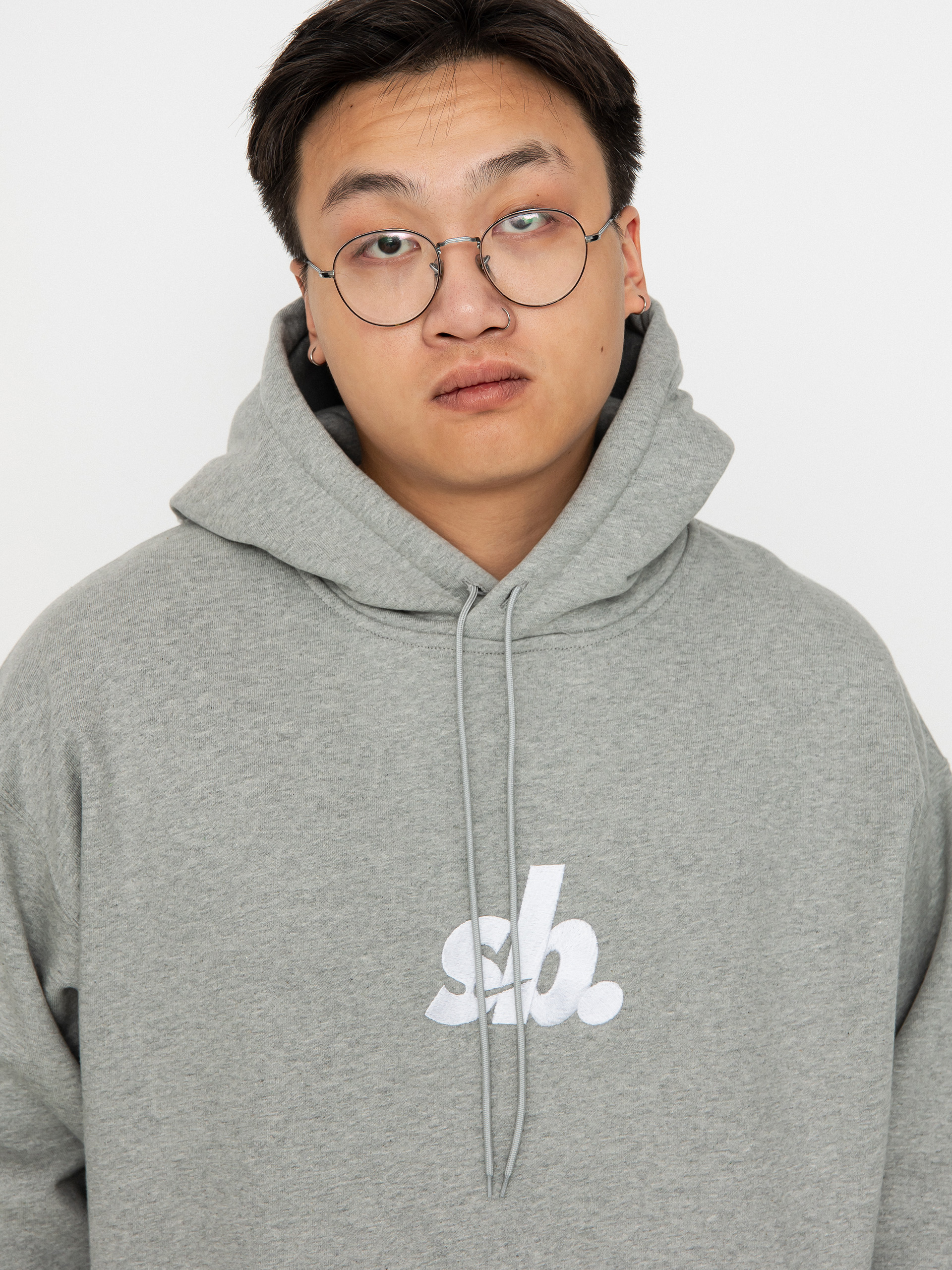 nike grey essential hoodie