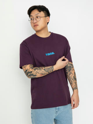 Vans Lower Corecase T-shirt (blackberrywine/malibubl)
