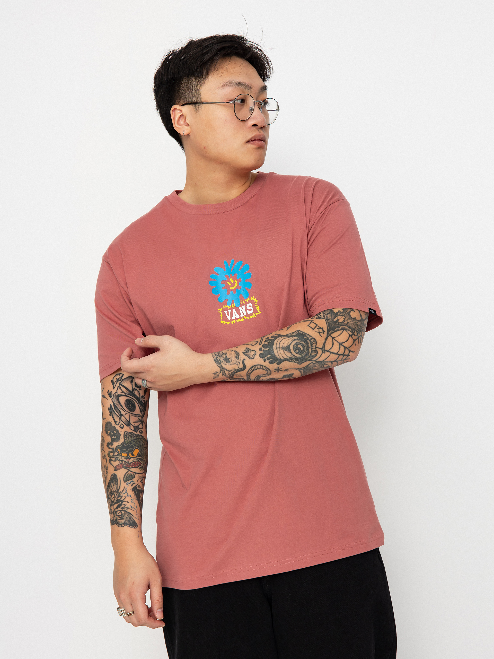 Vans Dual Bloom T-shirt (withered rose)