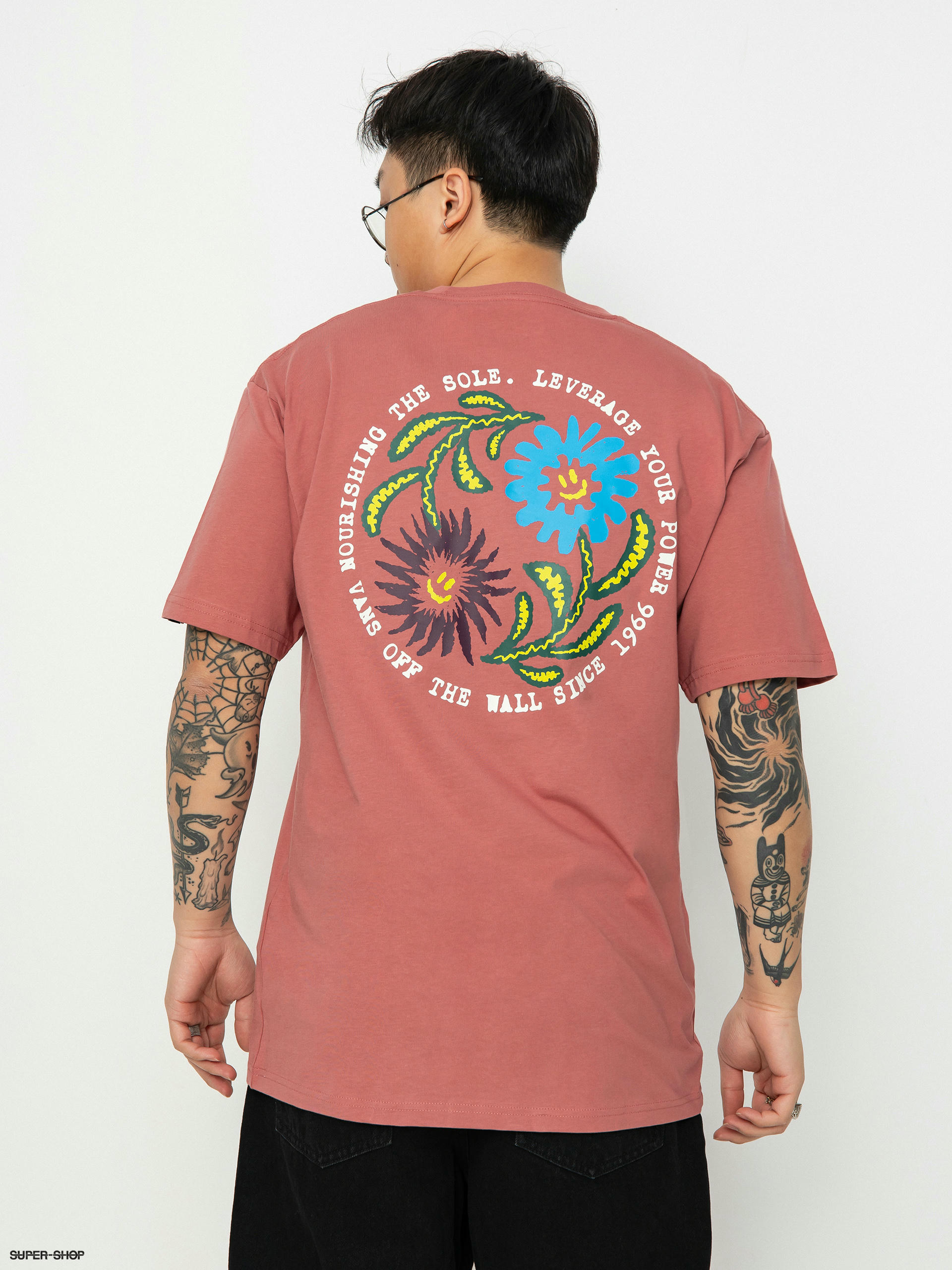 Vans Dual Bloom T-shirt (withered rose)