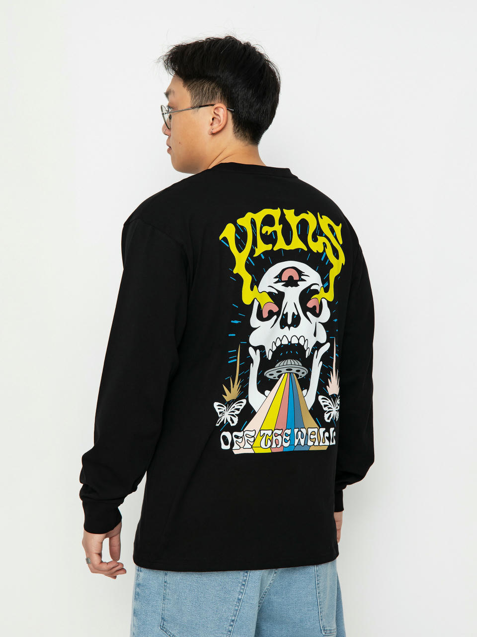 Vans Skull Saucer Longsleeve (black)