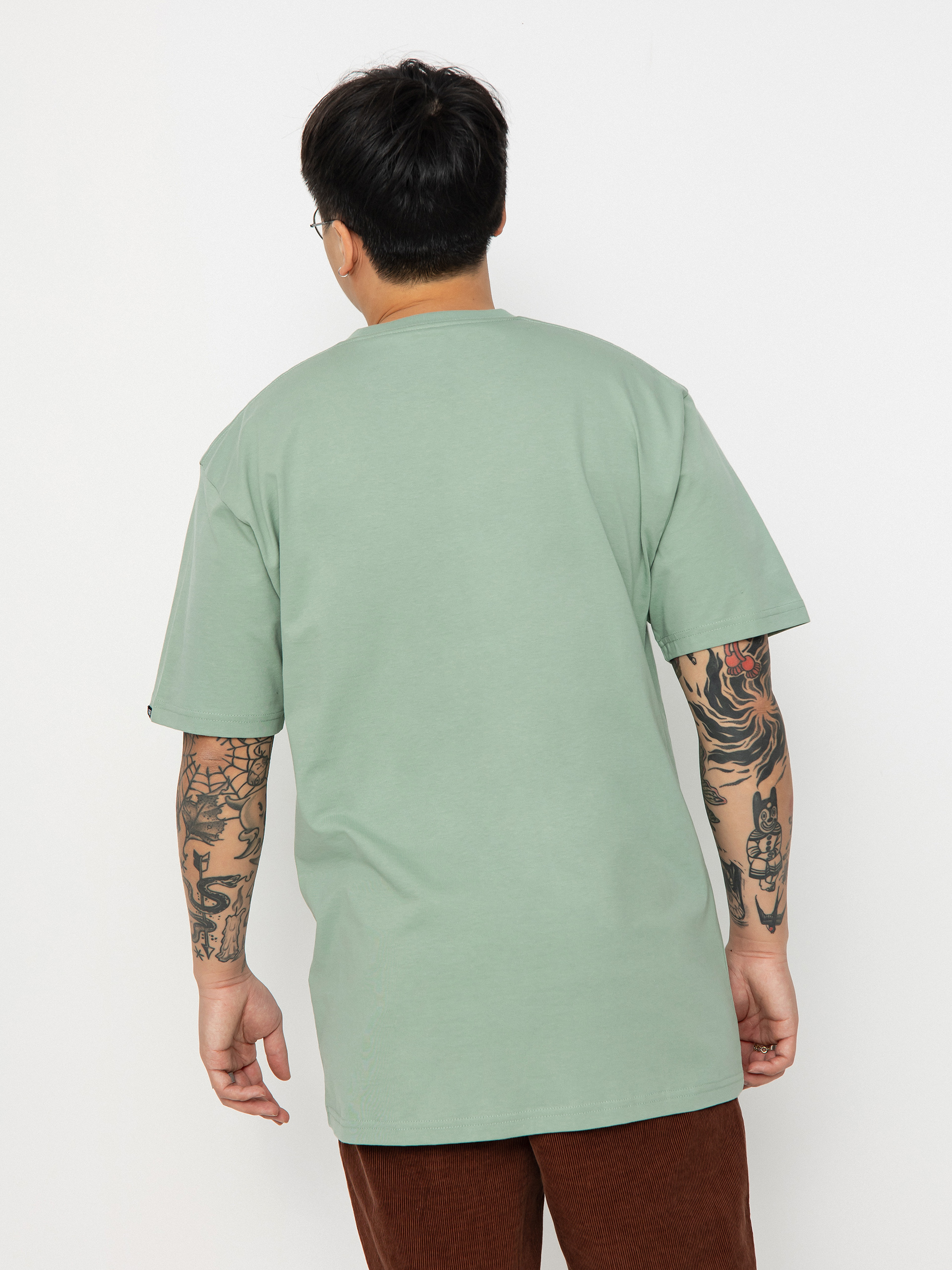 Vans Left Chest Logo T-shirt (iceberg green)