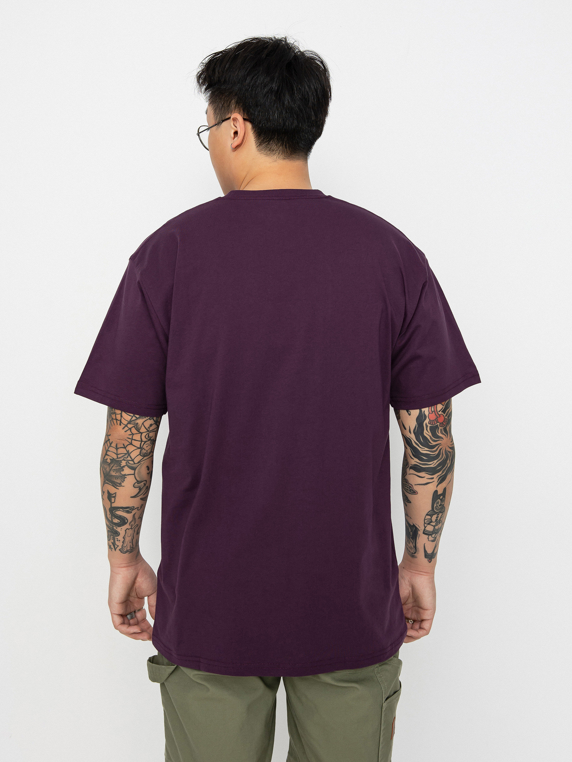 Vans Left Chest Logo II T-shirt (blackberry wine)