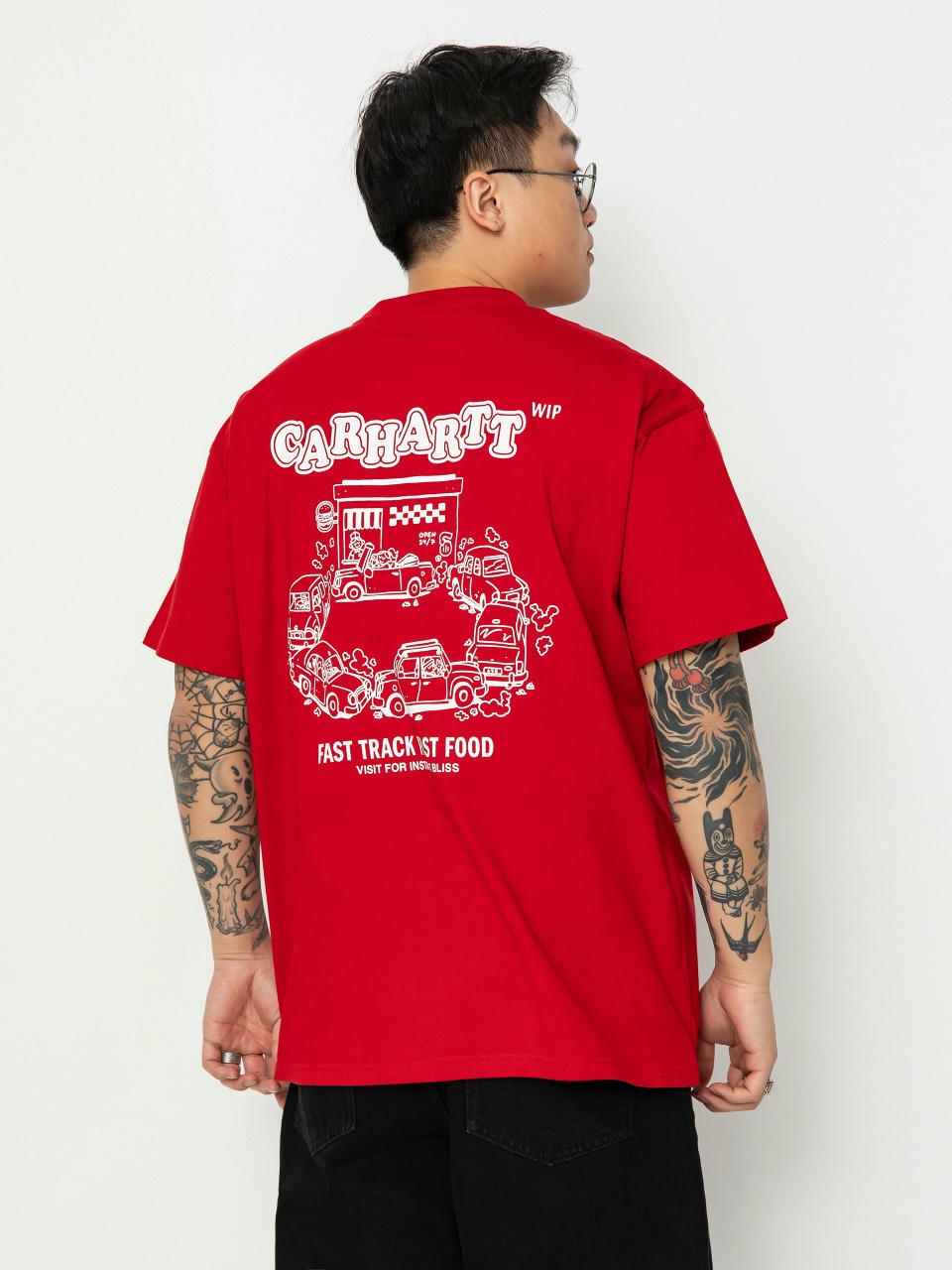 Carhartt WIP Fast Food T-shirt (samba/white)