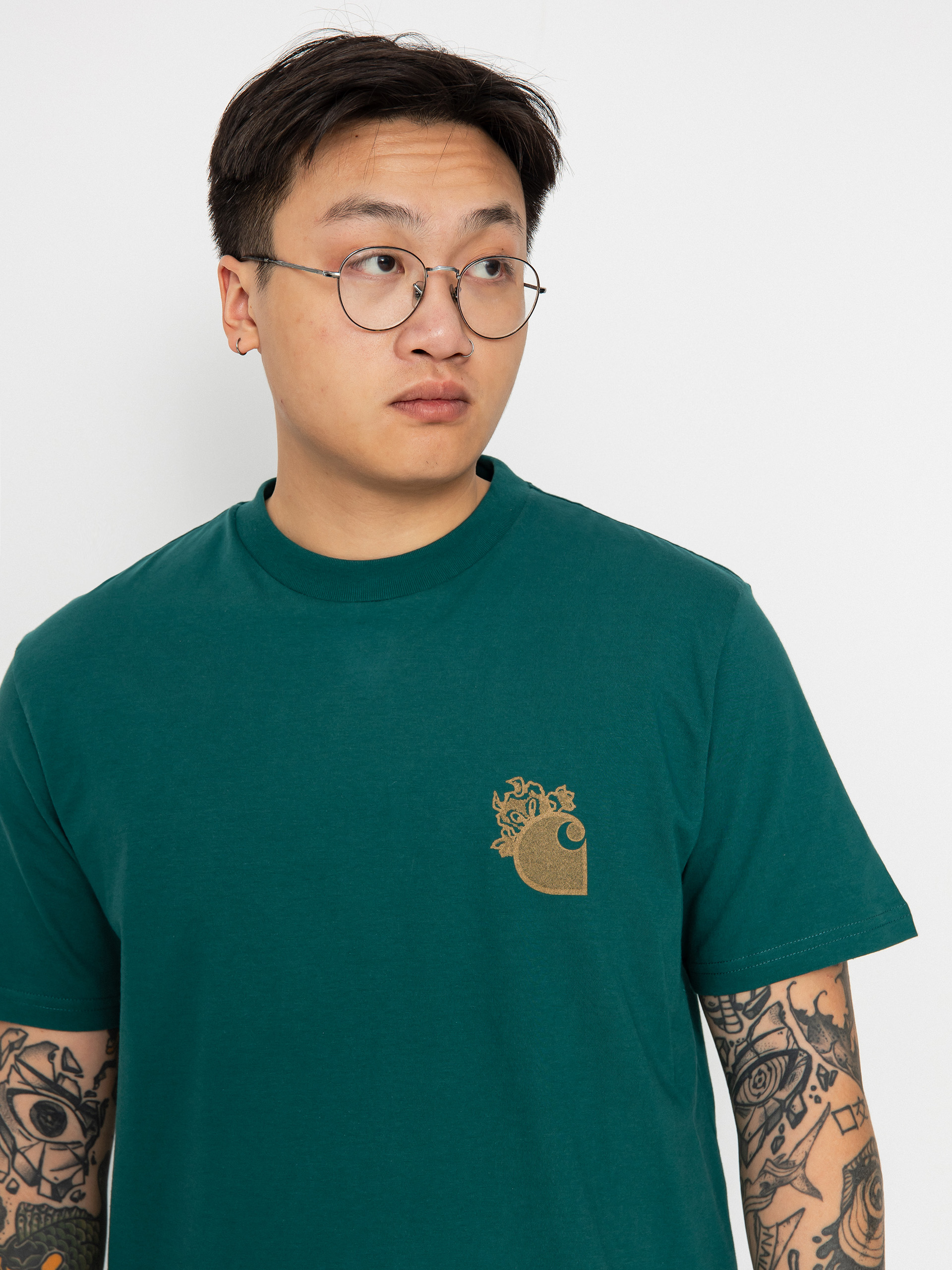 Carhartt WIP Little Hellraiser T-shirt (chervil/brown)