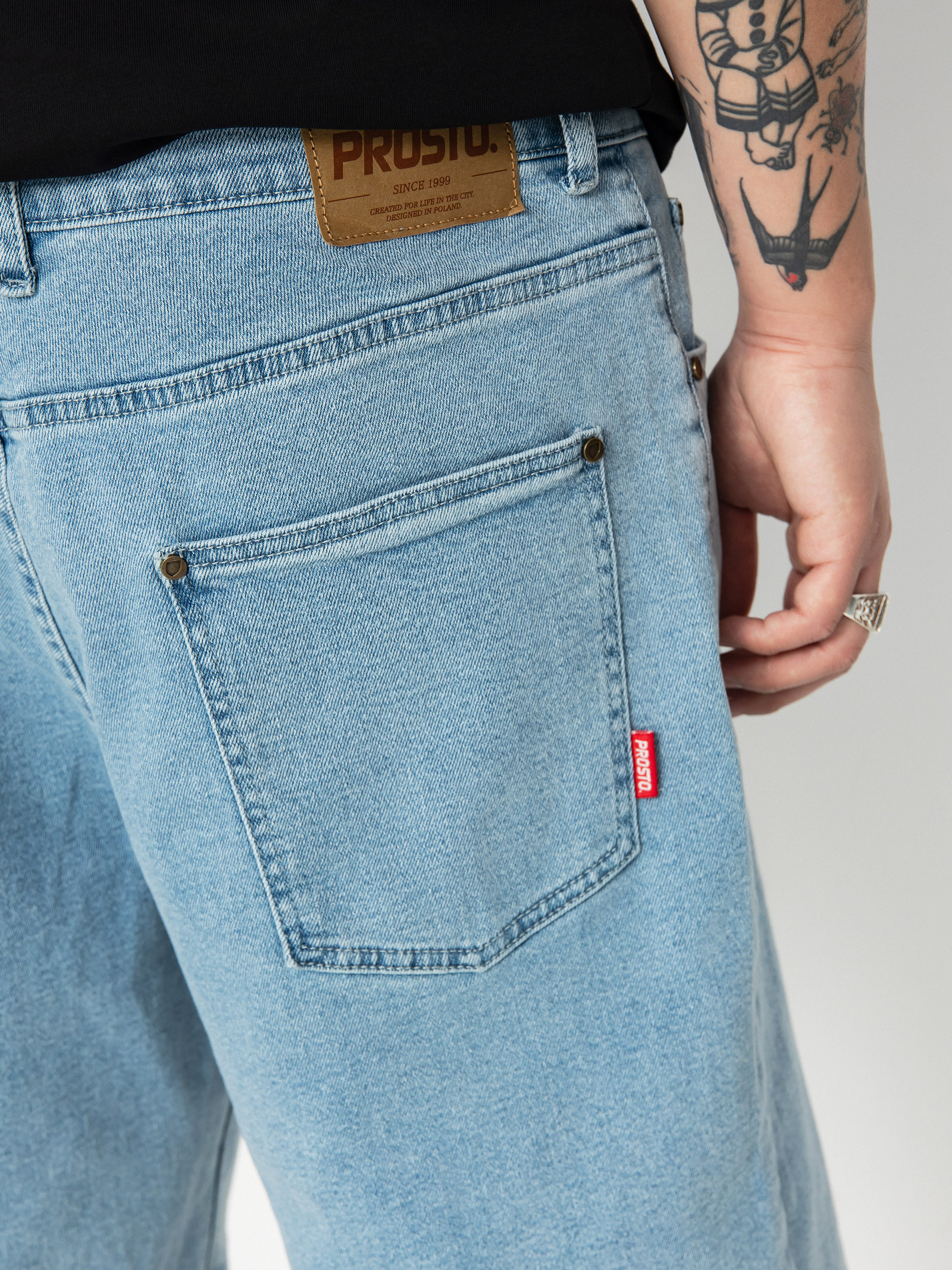 Prosto Baggy Epiz Shorts (light blue)