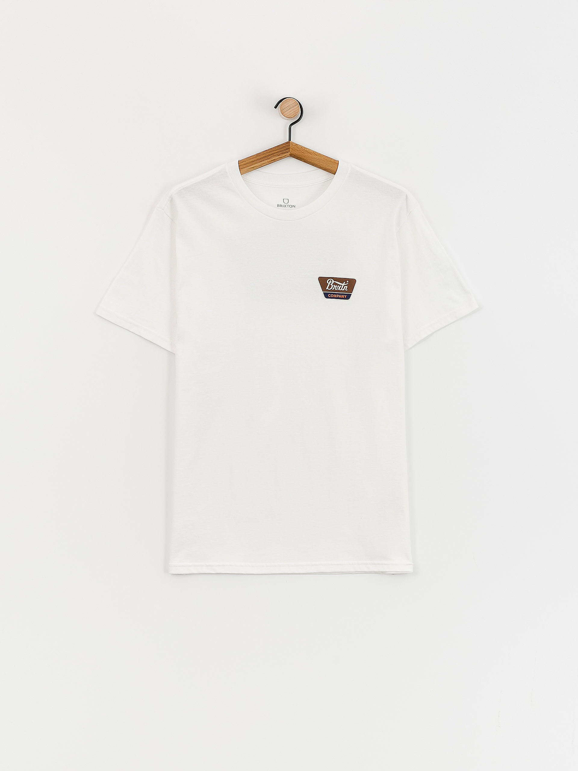 Brixton Linwood Stt T-shirt (white/sepia/beige)