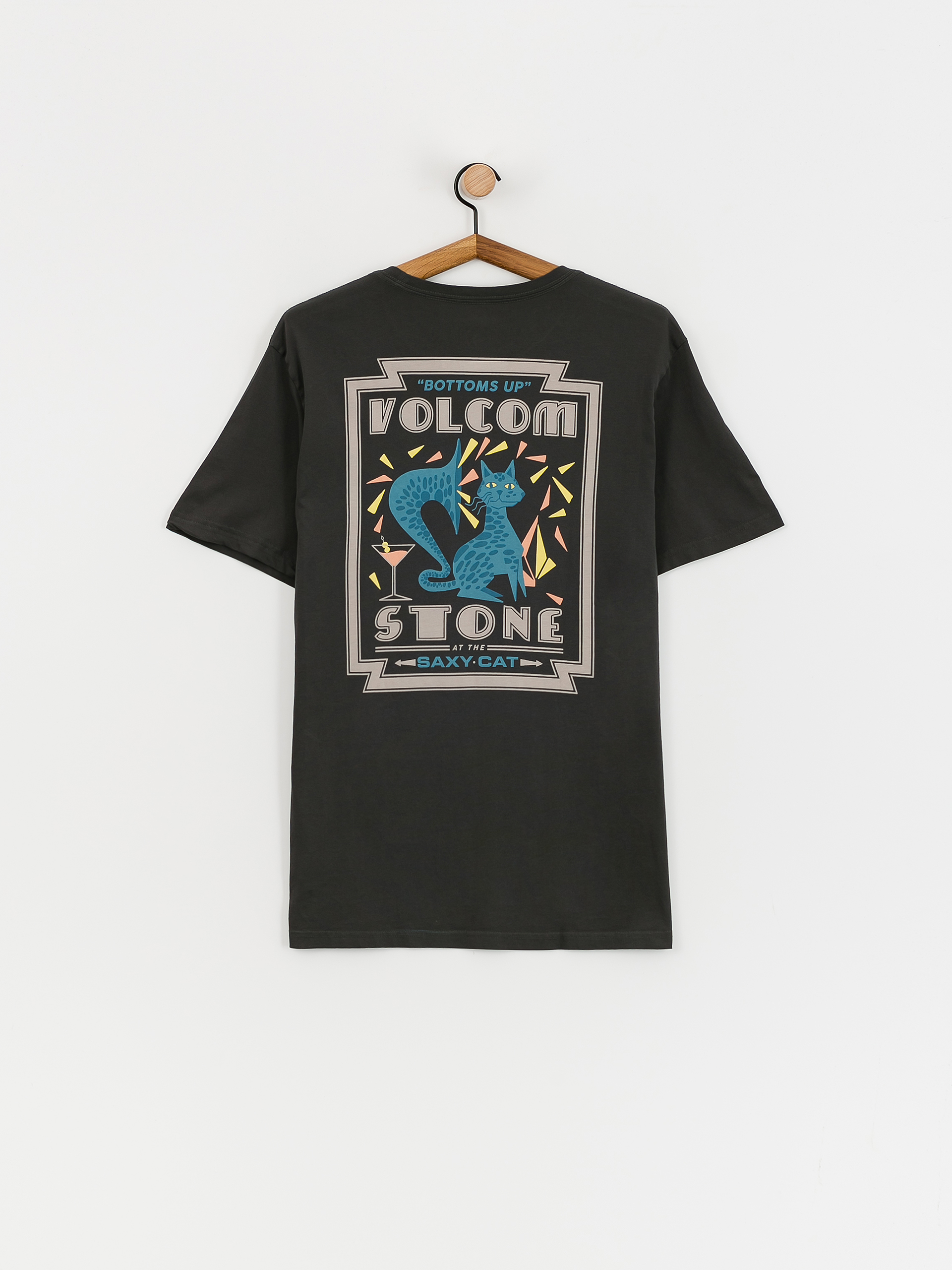 Volcom Saxy Cat T-Shirt - black (stealth)