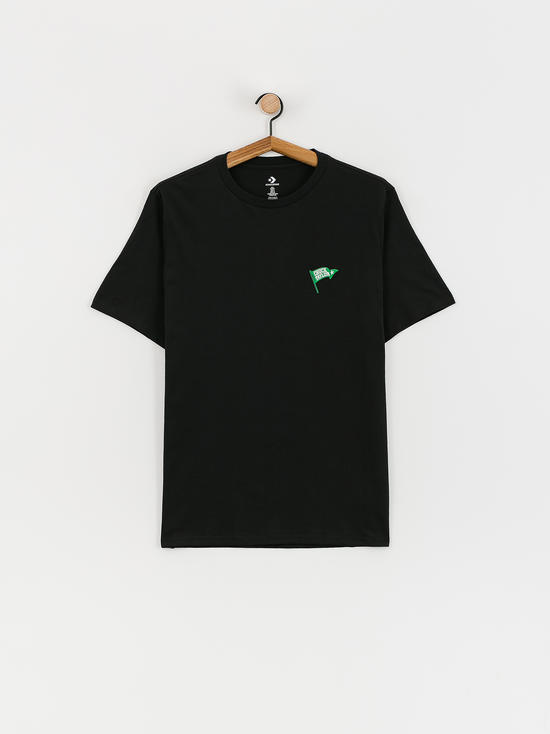 Converse T-Shirt Retro Chuck Flag (black)