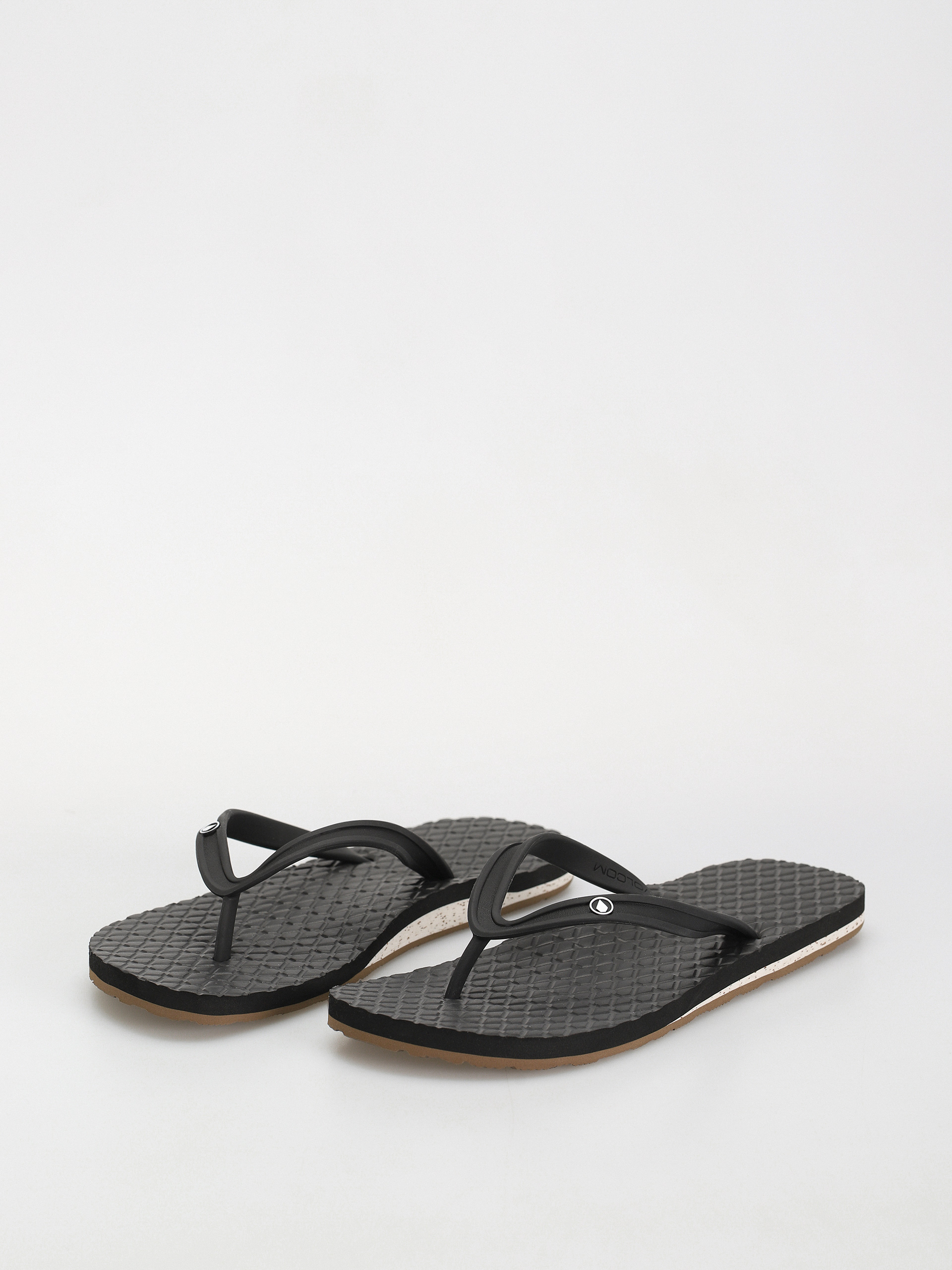 Volcom Eco Concourse Wmn Flip Flops (black white)