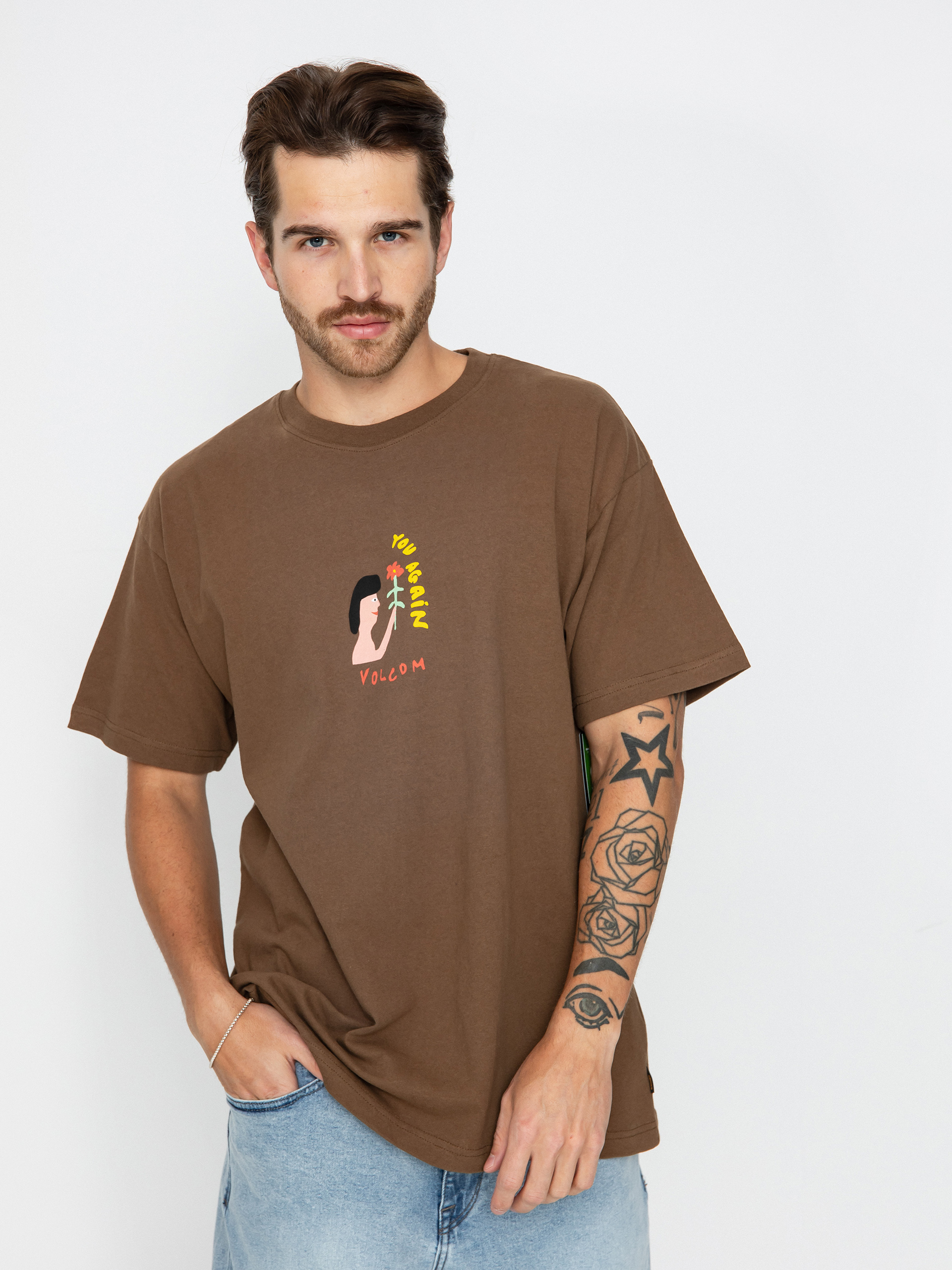 Volcom Fa Arthur Longo 1 Lse T-Shirt (dark earth)