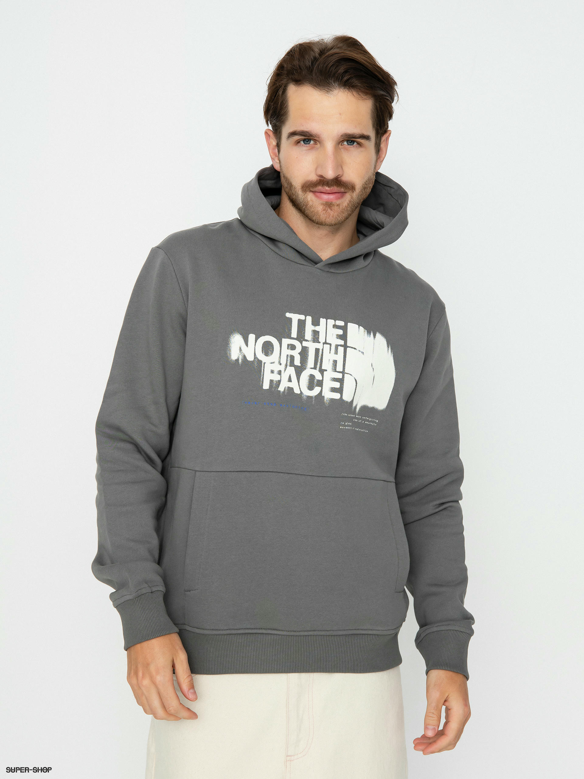 The North Face Graphic HD 3 Hoodie grey smoked pearl