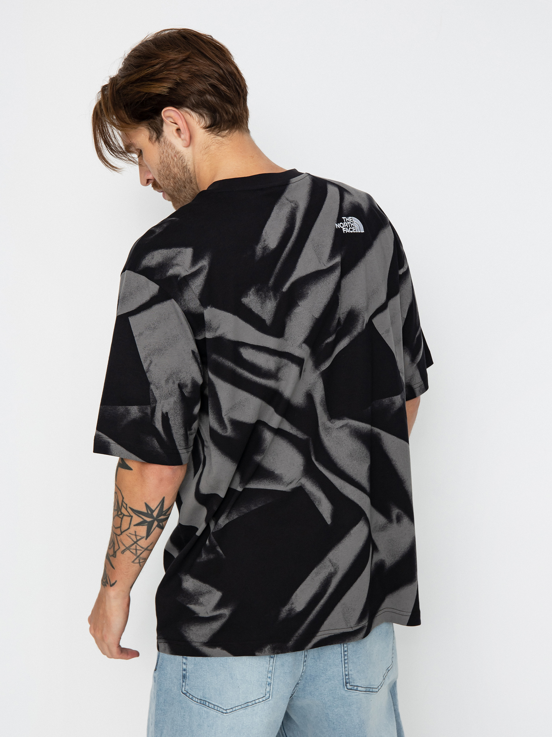 The North Face Oversize Simple Dome Print T-shirt (smoked pearl garment fo)