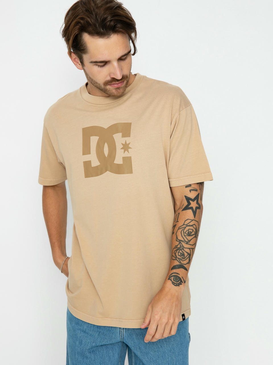 DC Dc Star Pigment Dye T-Shirt (incense enzyme wash)