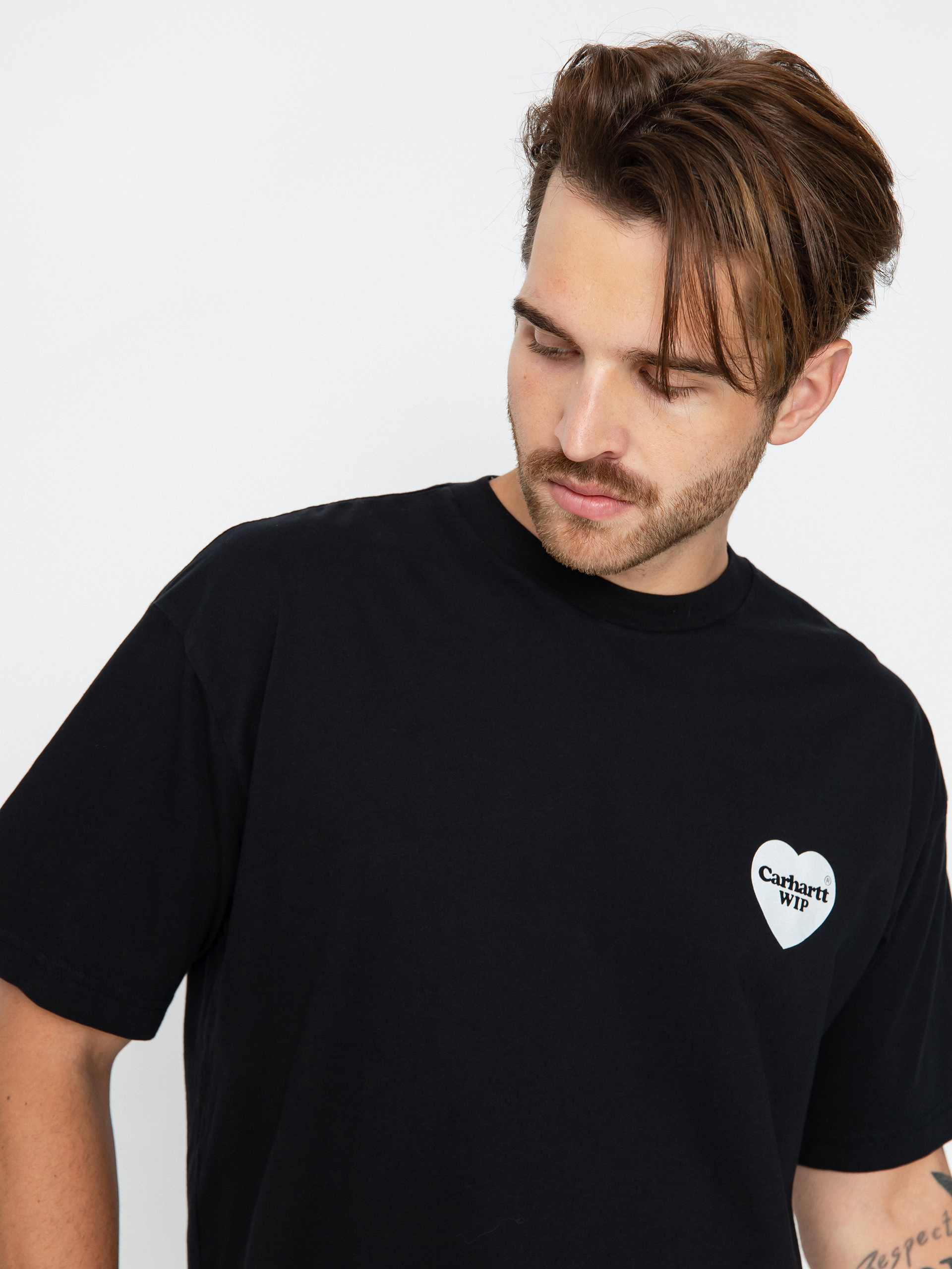 Carhartt WIP Heart Bandana T-shirt - black (black/white)