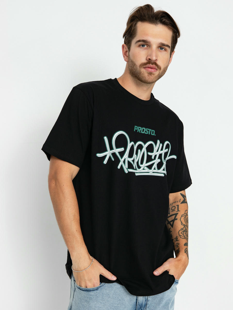 Prosto Skrift T-Shirt (black)