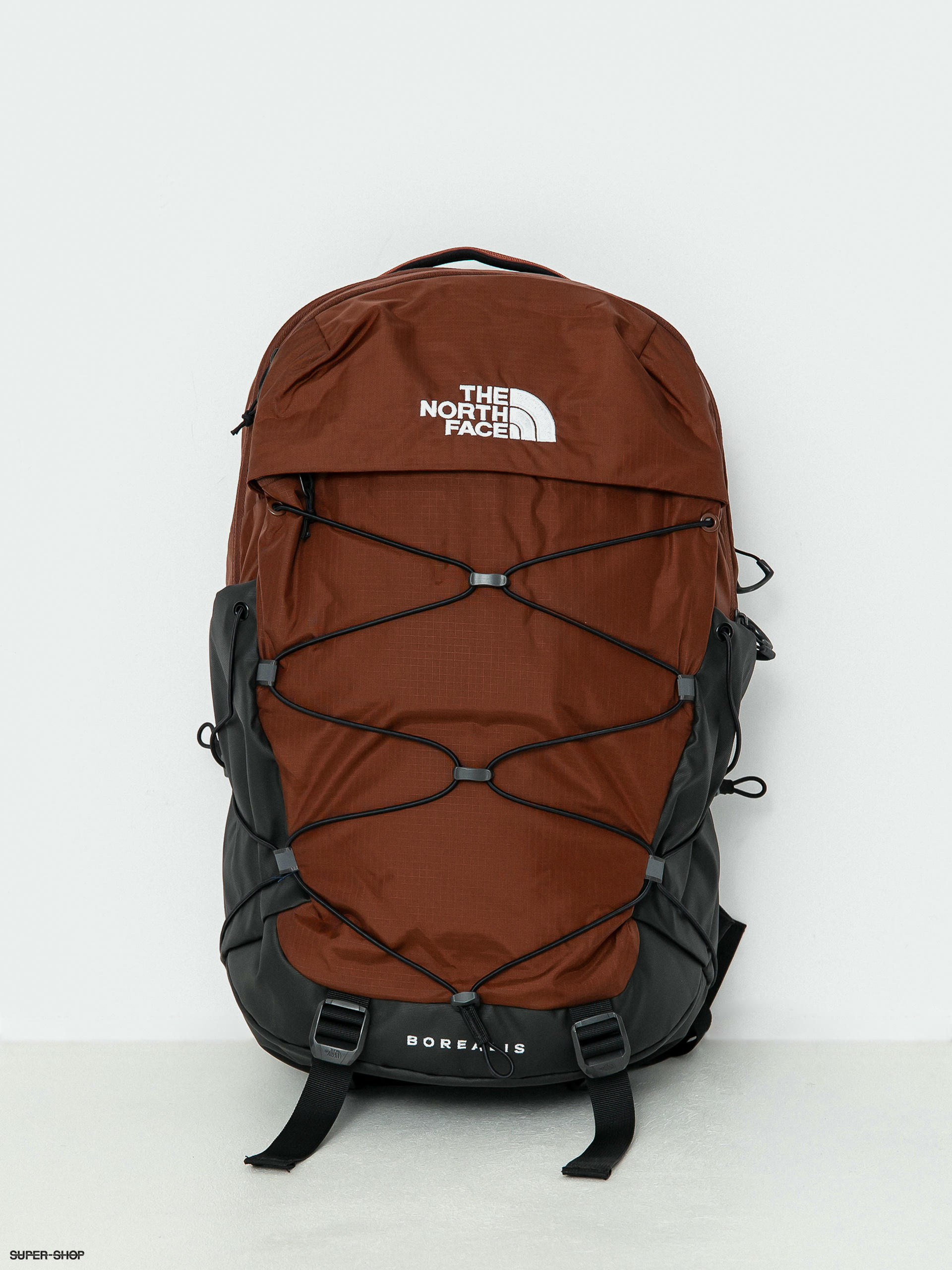 Orange and black north cheap face backpack