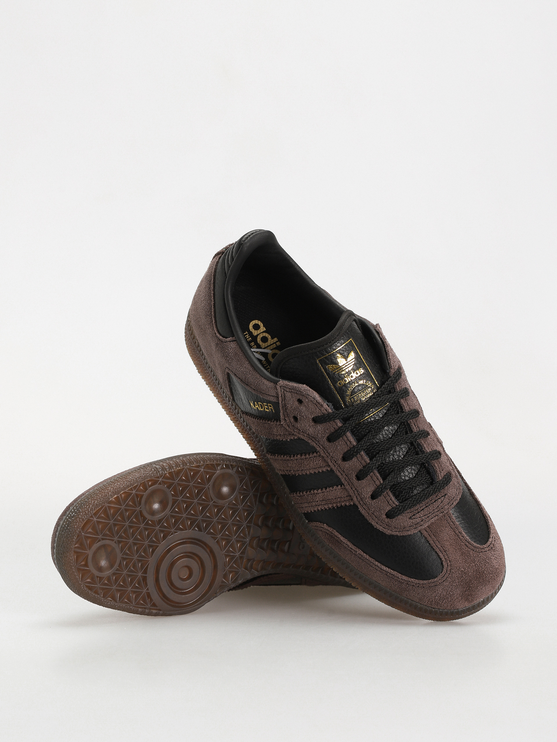 adidas Shoes Samba ADV X Kader - brown (cblack/brown/gum5)