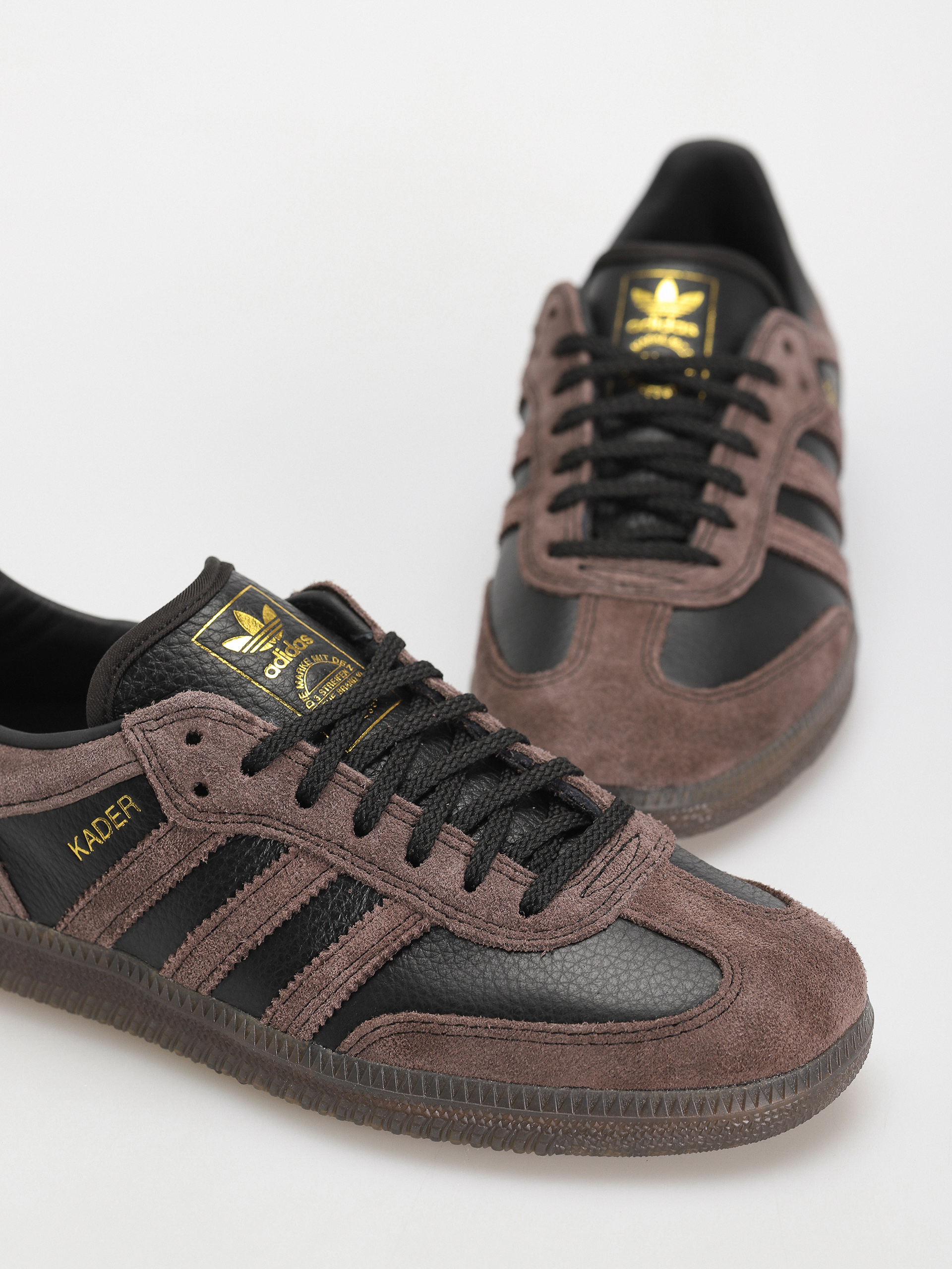 adidas Shoes Samba ADV X Kader (cblack/brown/gum5)